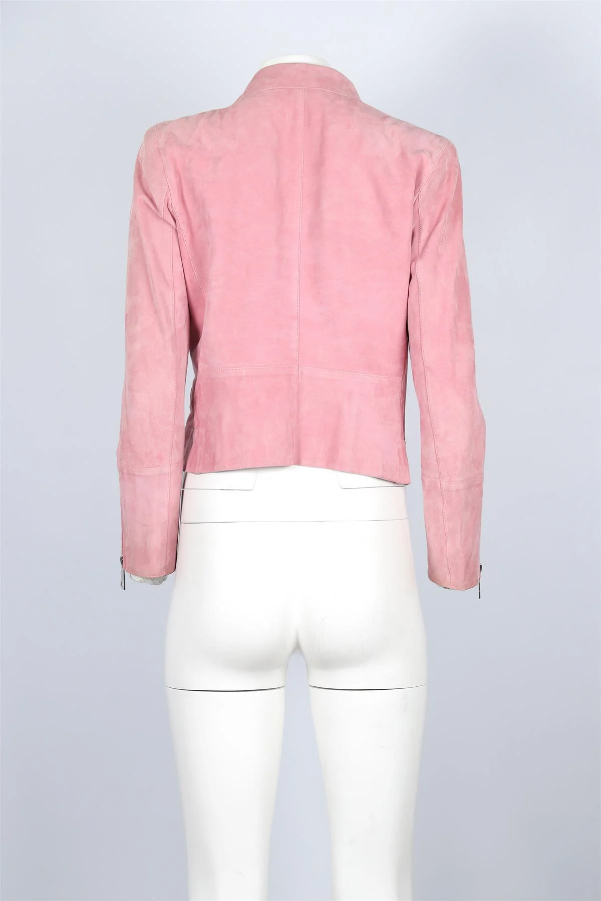 Sylvie Schimmel Pink Suede Jacket FR 44 UK 16 - Image 4
