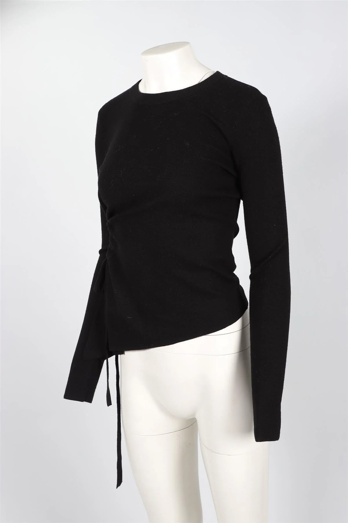 T BY ALEXANDER WANG BLACK WOOL SWEATER SMALL - Image 3