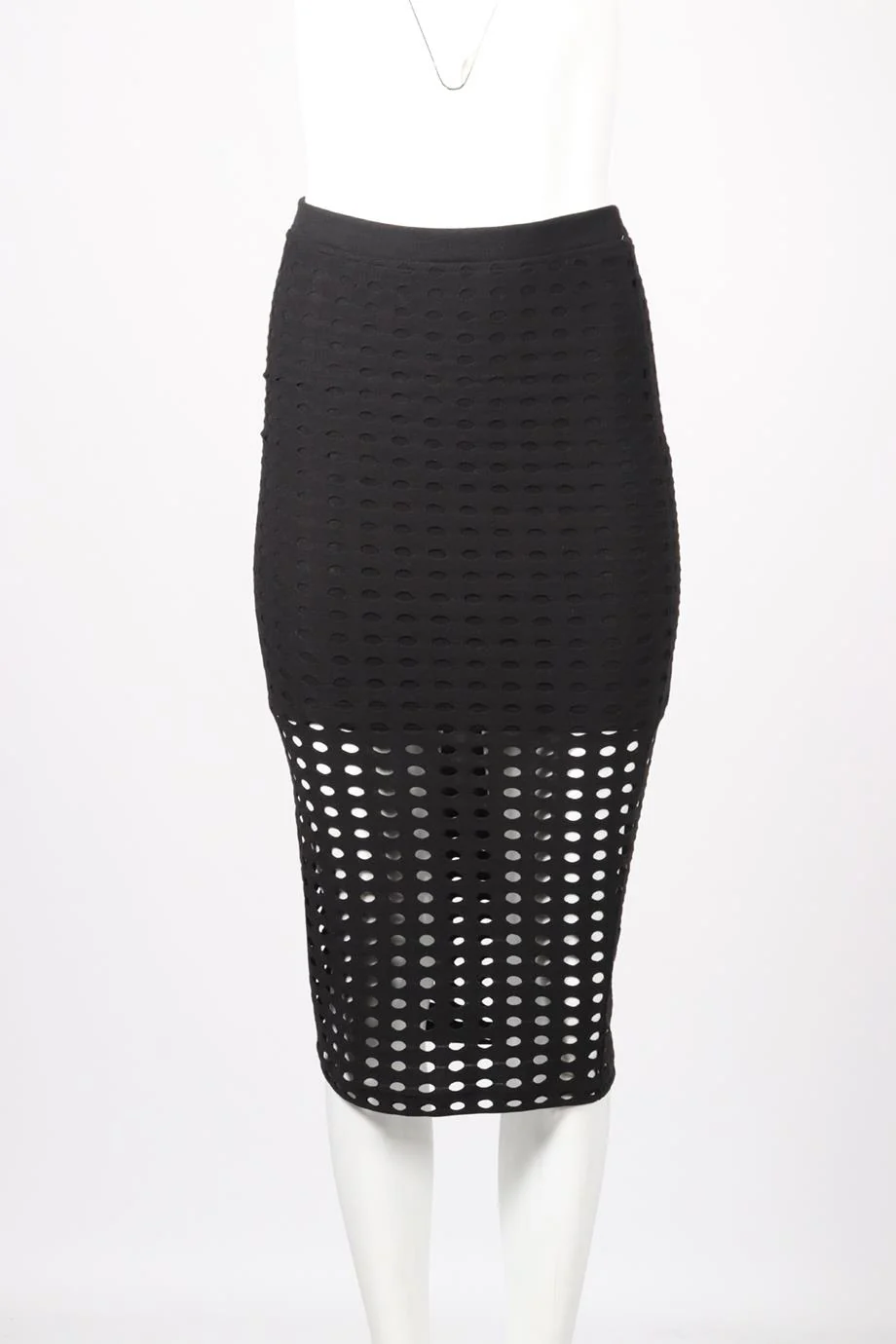 T BY ALEXANDER WANG JERSEY MIDI SKIRT XSMALL - Image 2