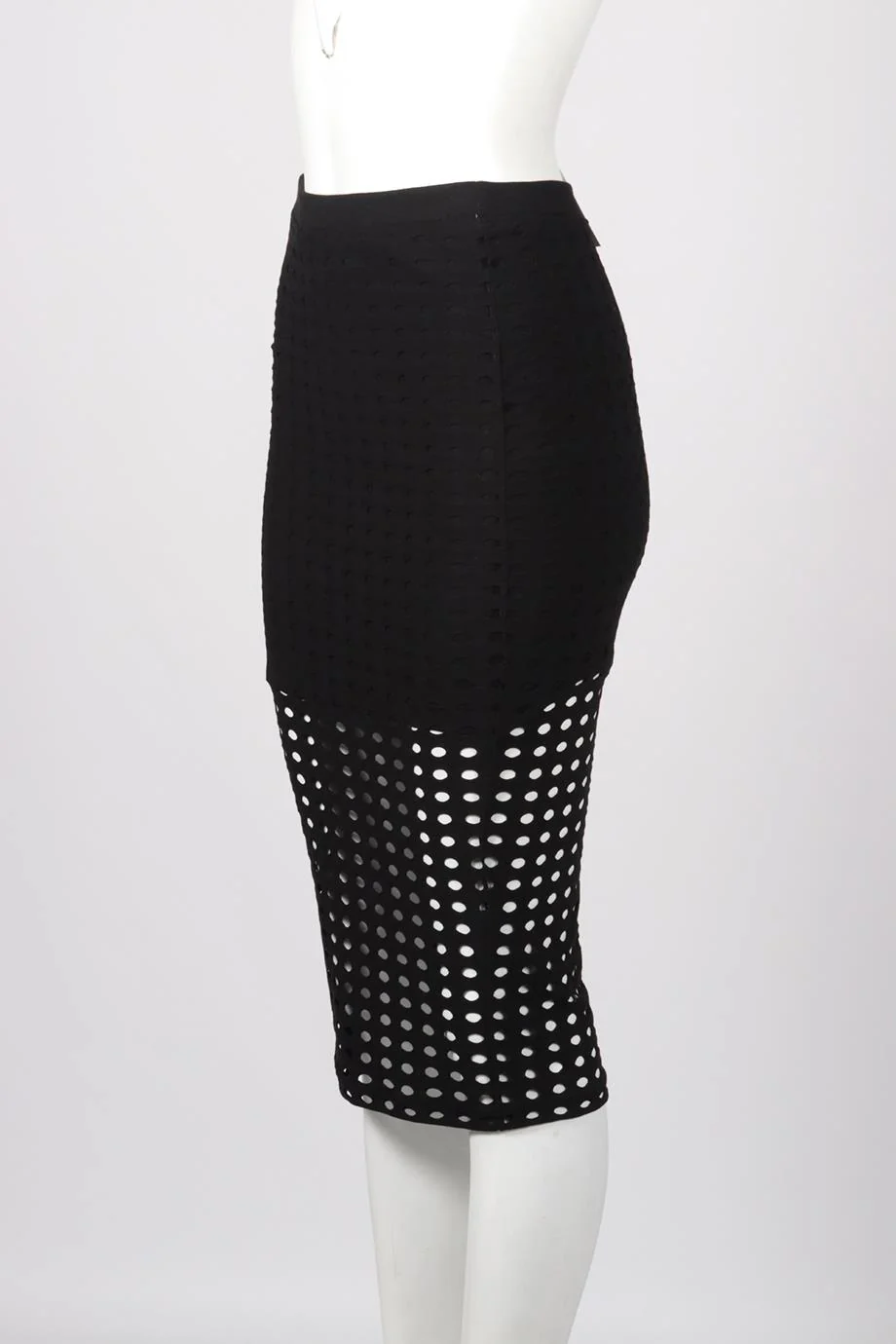 T BY ALEXANDER WANG JERSEY MIDI SKIRT XSMALL - Image 3