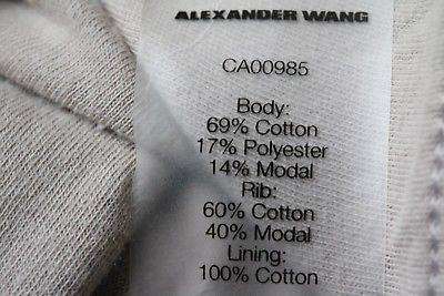 T BY ALEXANDER WANG LONG ZIP-UP HOODIE MEDIUM - Image 8