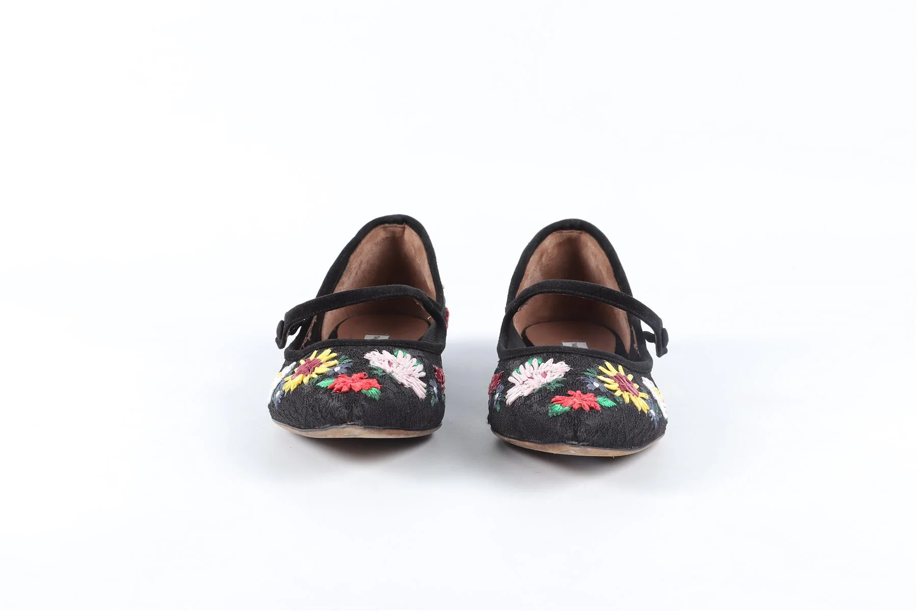 TABITHA SIMMONS BLACK MESH BALLET FLATS EU 38.5 UK 5.5 US 8.5 - Image 3