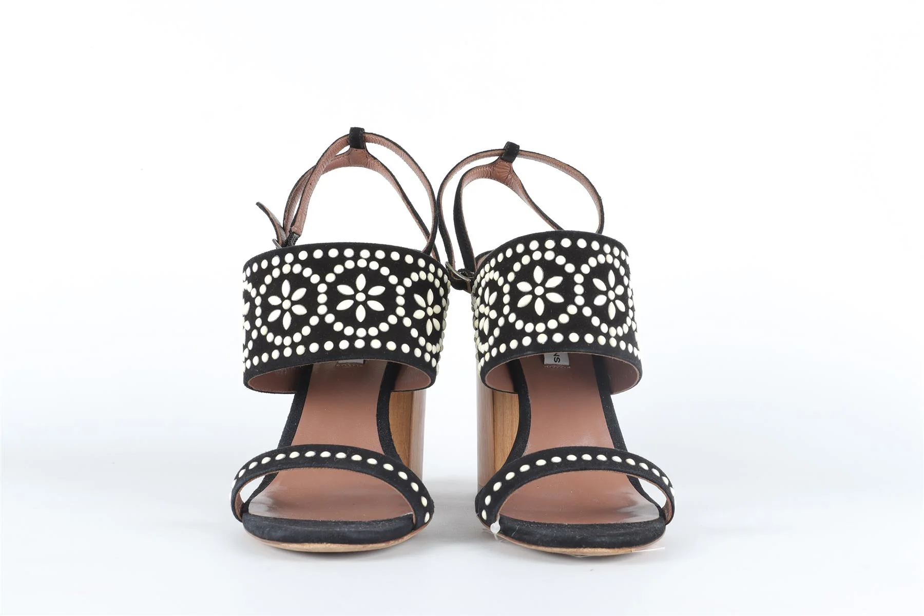 TABITHA SIMMONS BLACK SUEDE SANDALS EU 39 UK 6 US 9 - Image 3