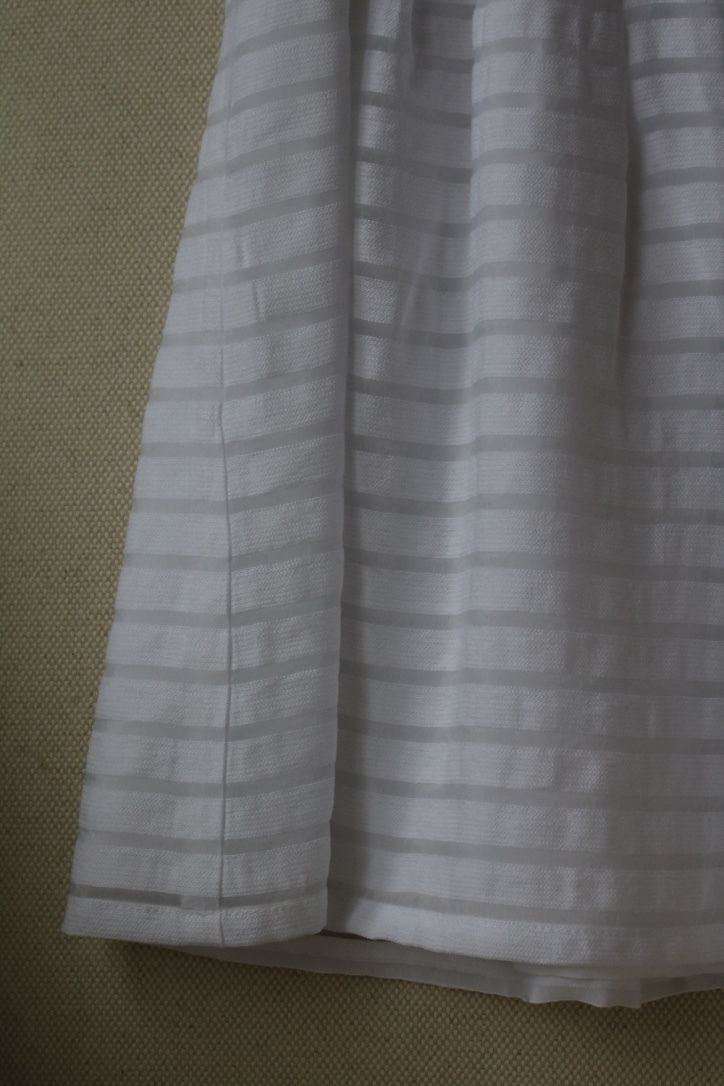 TARTINE ET CHOCOLAT BABY GIRLS WHITE STRIPED ORGANZA DRESS 4 YEARS - Image 7