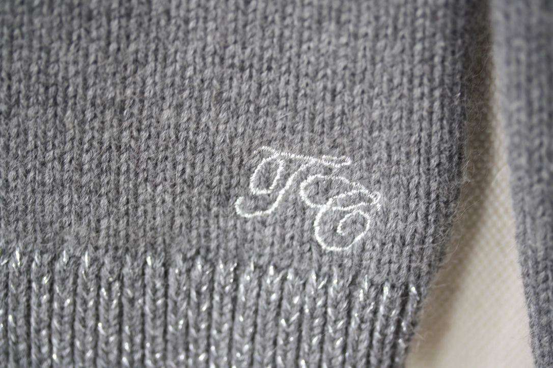 TARTINE ET CHOCOLAT BABY GREY CABLE SWEATER 3 YEARS - Image 6