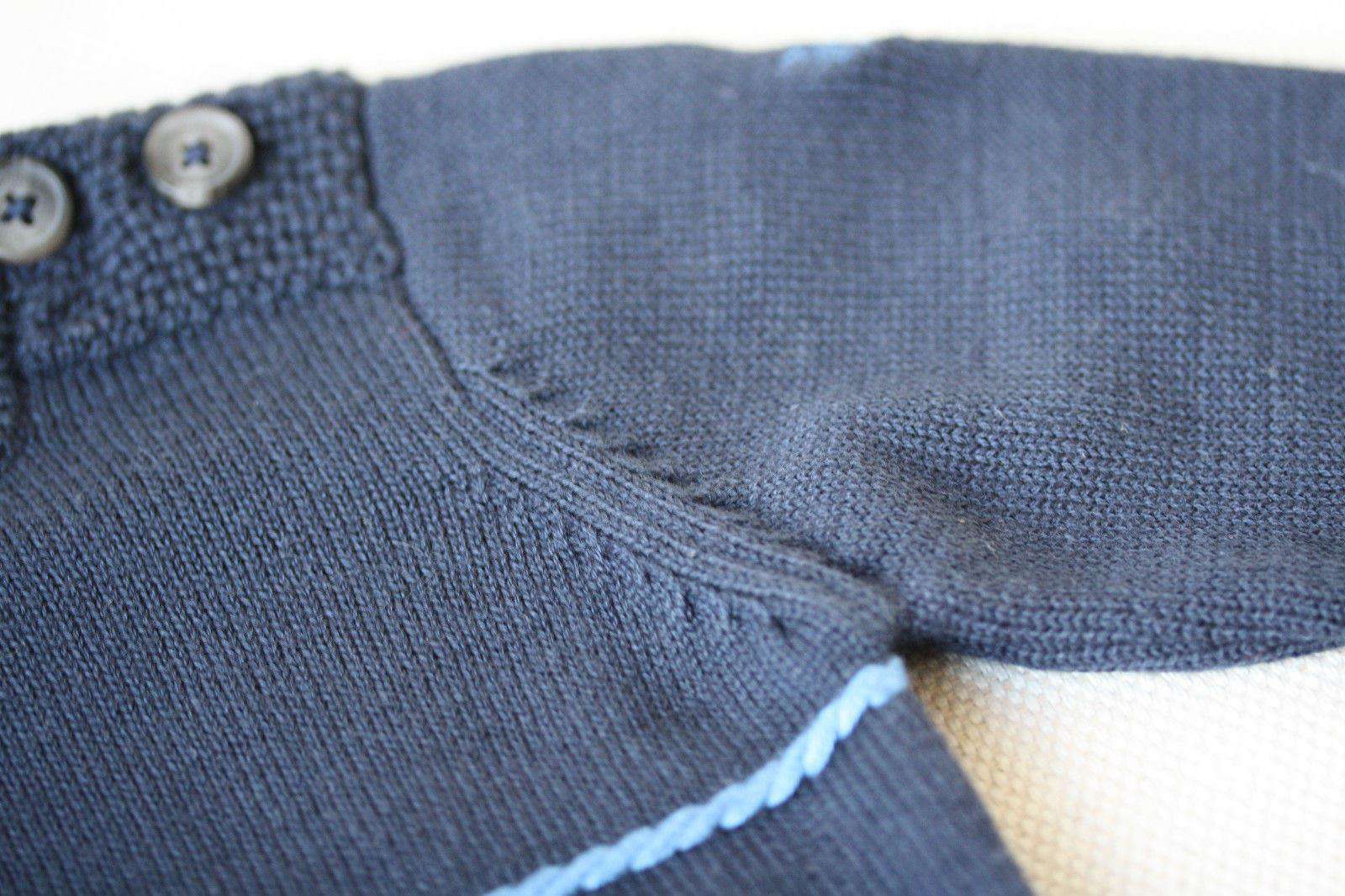 TARTINE ET CHOCOLAT BABY NAVY SWEATER 3 MONTHS - Image 5