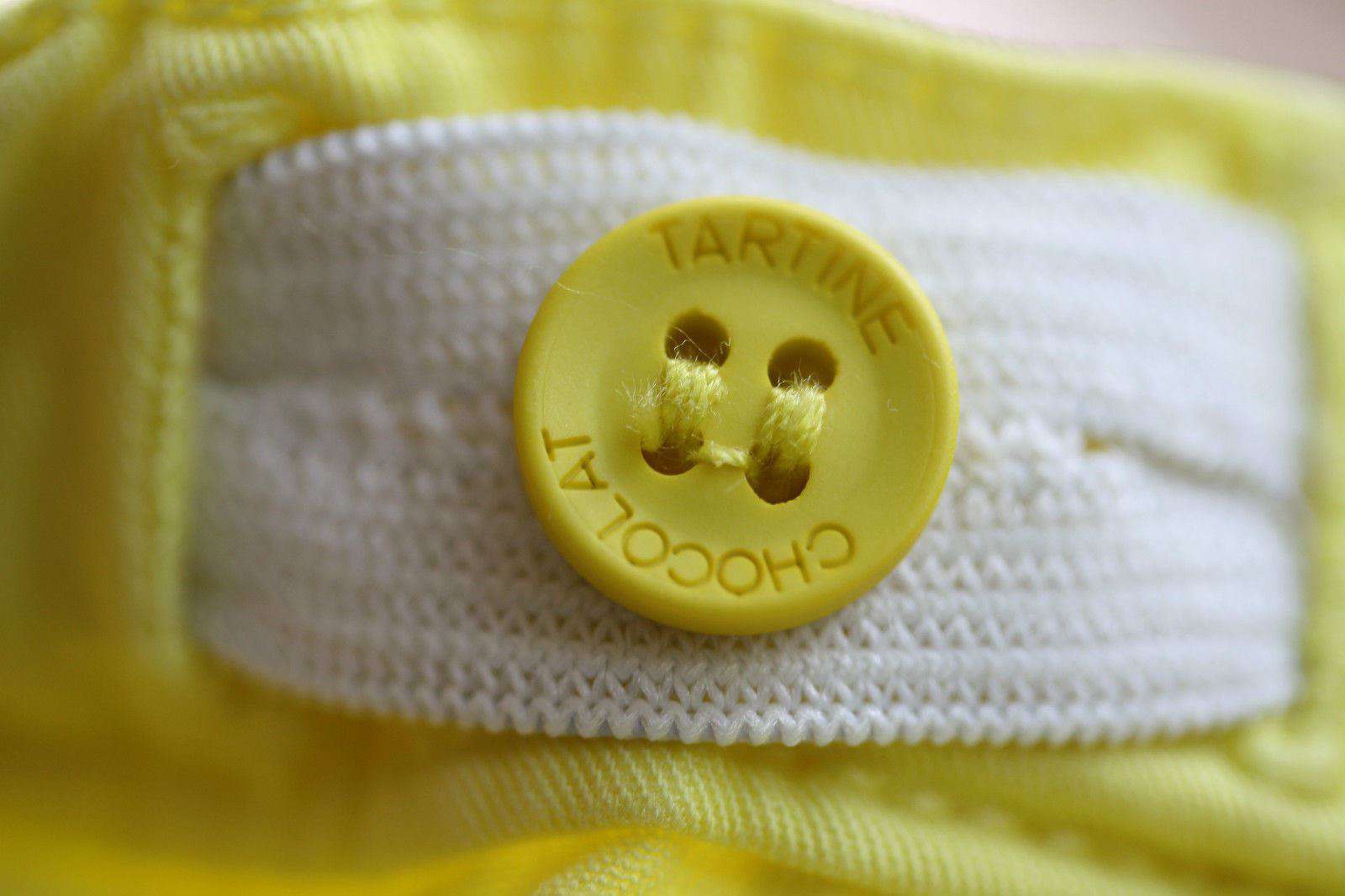 TARTINE ET CHOCOLAT BABY YELLOW TROUSERS 6 MONTHS - Image 3