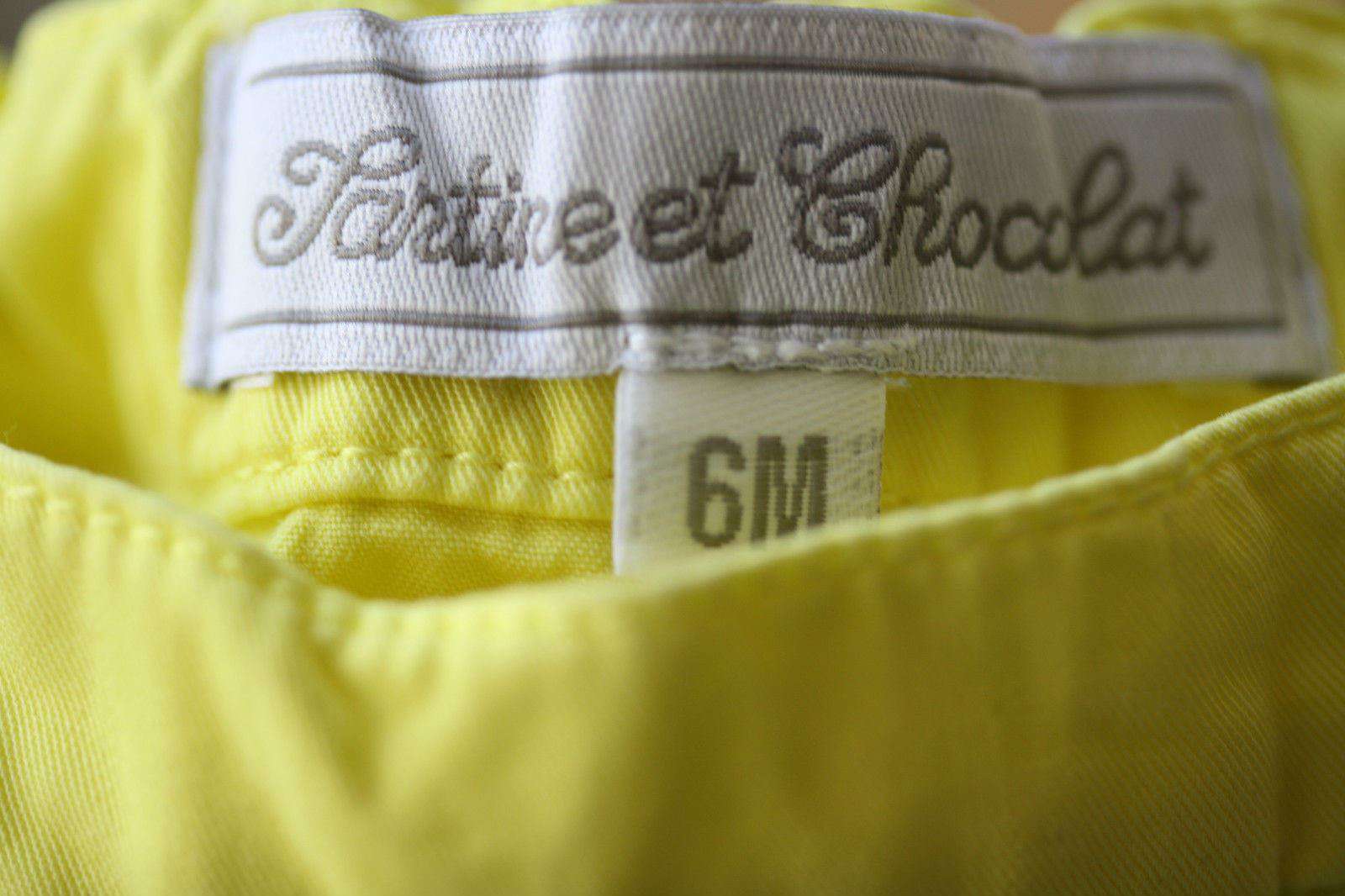 TARTINE ET CHOCOLAT BABY YELLOW TROUSERS 6 MONTHS - Image 7