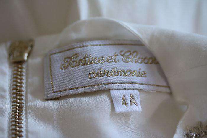 TARTINE ET CHOCOLAT GIRLS IVORY CEREMONY DRESS 4 YEARS - Image 3