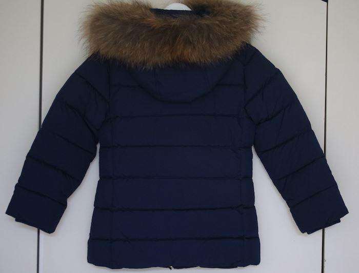 TARTINE ET CHOCOLAT GIRLS NAVY BLUE DOWN PADDED JACKET 6 YEARS - Image 2
