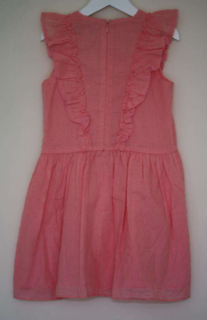 TARTINE ET CHOCOLAT GIRLS PINK COTTON DRESS 6 YEARS - Image 2