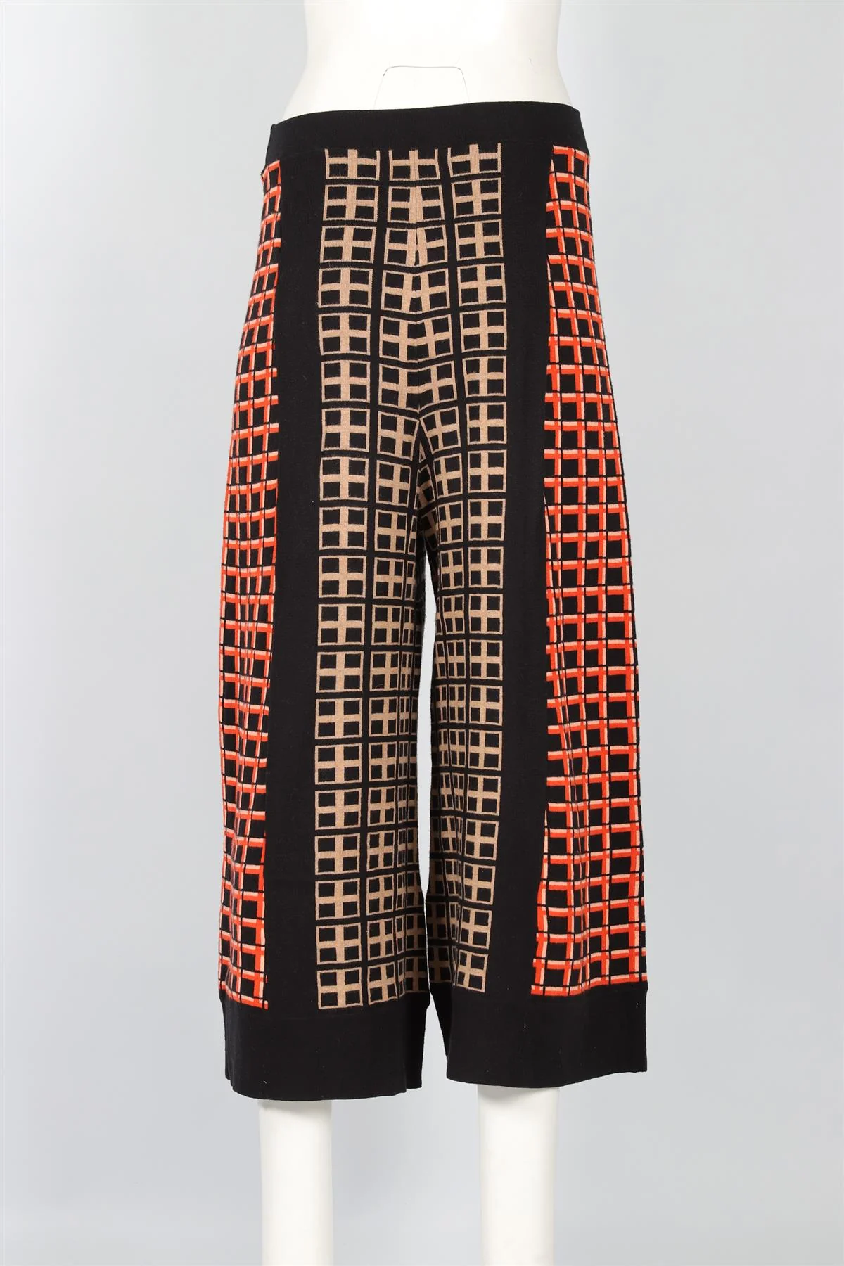 TEMPERLEY LONDON BLACK COTTON WIDE LEG PANTS SMALL - Image 4