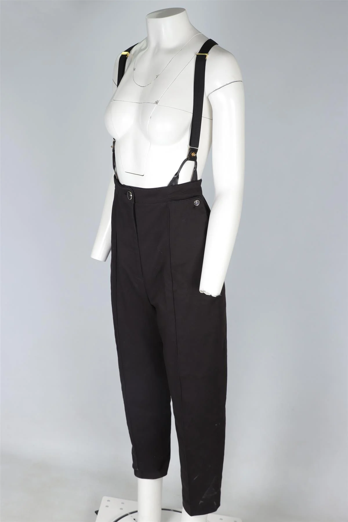 TEMPERLEY LONDON BLACK STRAIGHT LEG PANTS UK 10 - Image 3