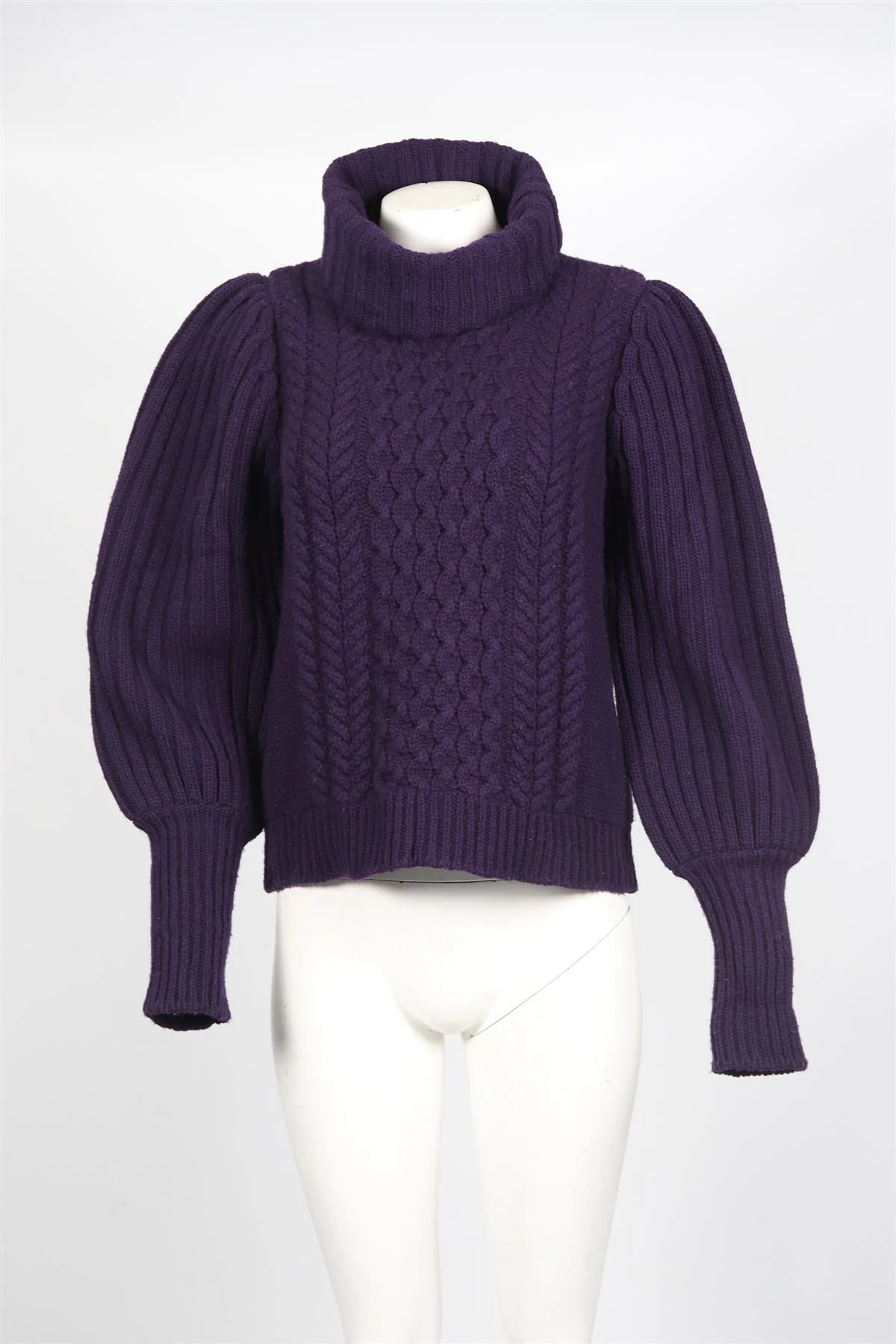 TEMPERLEY LONDON WOOL TURTLENECK SWEATER SMALL - Image 2