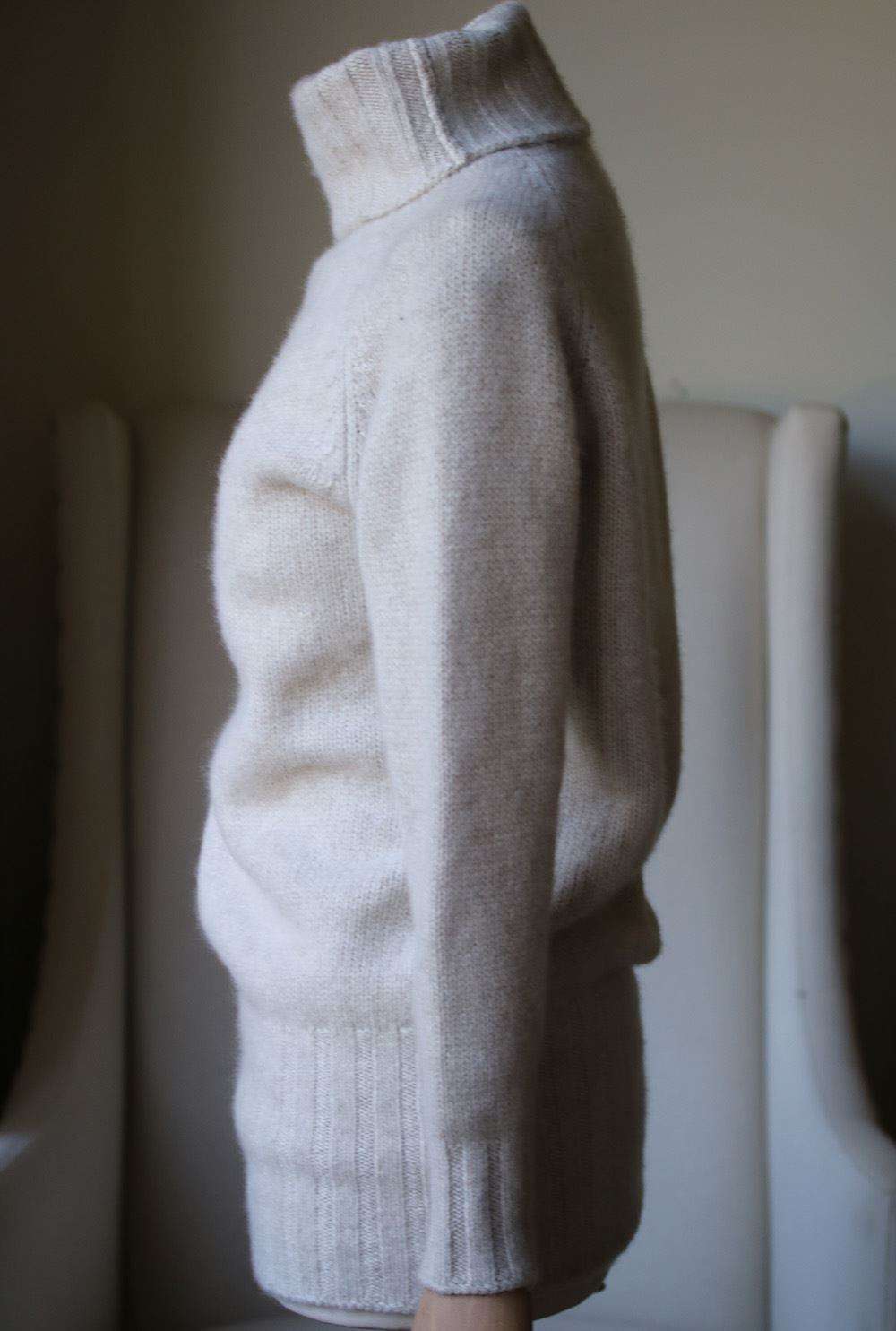 THE ELDER STATESMAN CASHMERE TURTLENECK SWEATER SMALL - Image 3