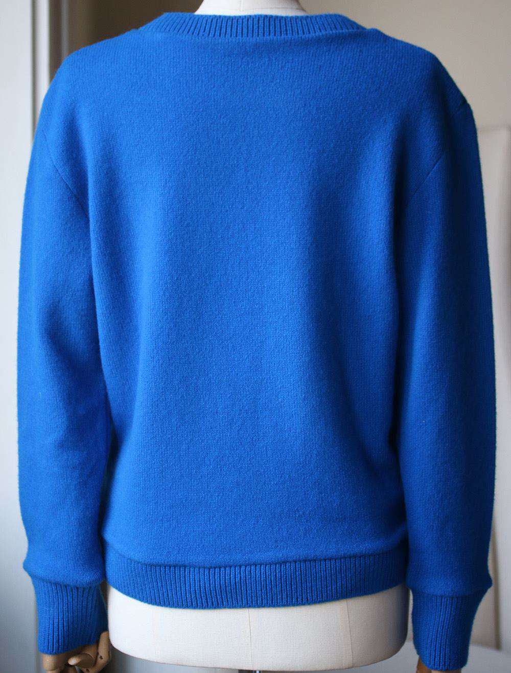 THE ELDER STATESMAN NBA ALL STARS LOGO CASHMERE SWEATER SMALL - Image 5