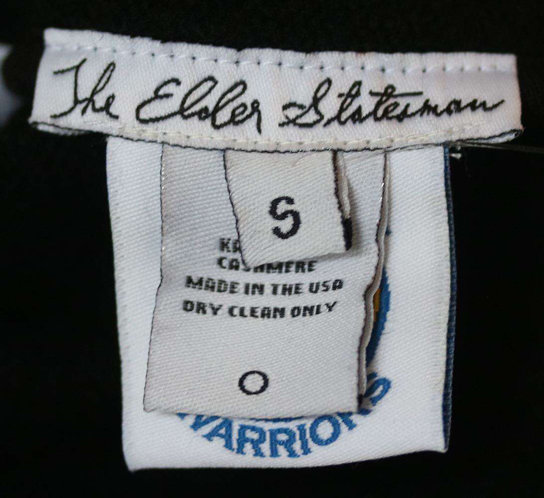 THE ELDER STATESMAN NBA GOLDEN STATE WARRIORS CASHMERE SWEATER SMALL - Image 6
