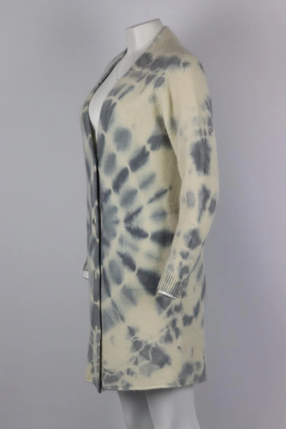 THE ELDER STATESMAN OVERSIZED TIE DYED CASHMERE CARDIGAN XSMALL - Image 3