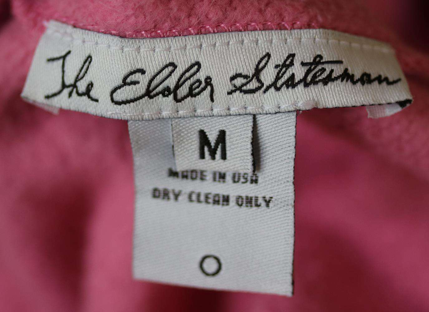 THE ELDER STATESMAN PRINTED COTTON FLEECE HOODIE MEDIUM - Image 5