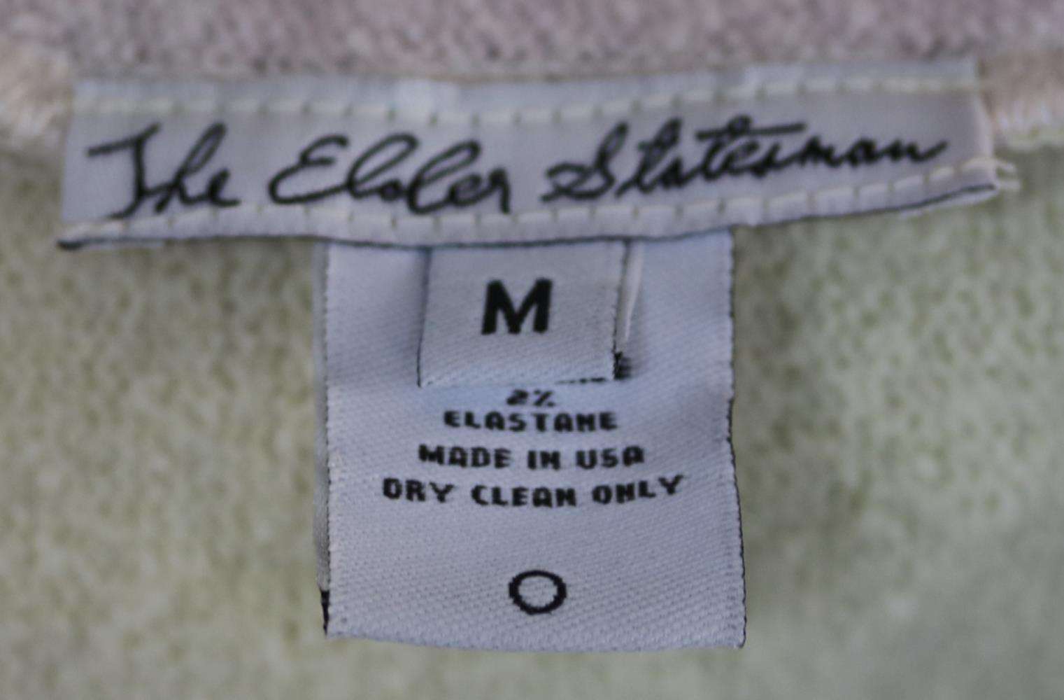 THE ELDER STATESMAN TIE DYE CASHMERE ZIP UP HOODIE MEDIUM - Image 4