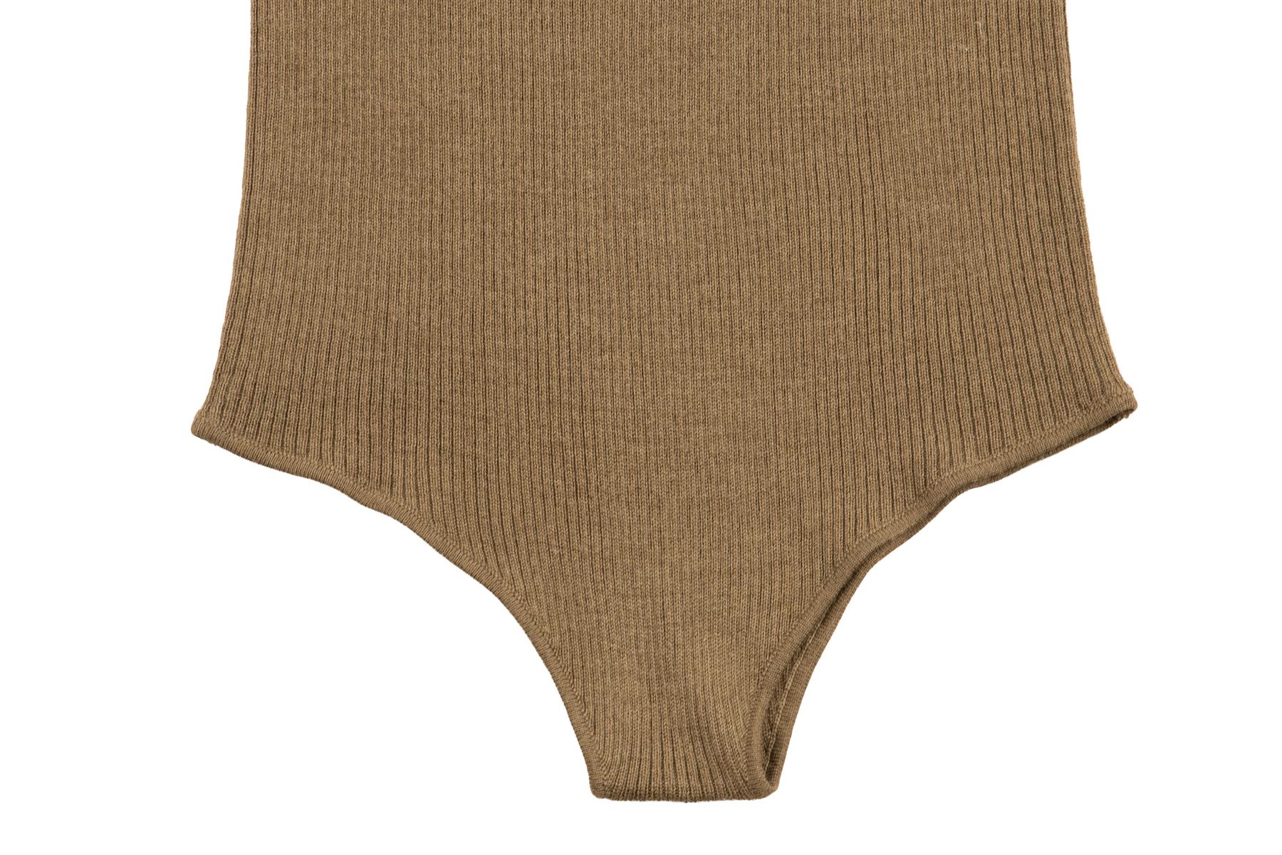 THE FRANKIE SHOP GREEN WOOL BODYSUIT SMALL - Image 4