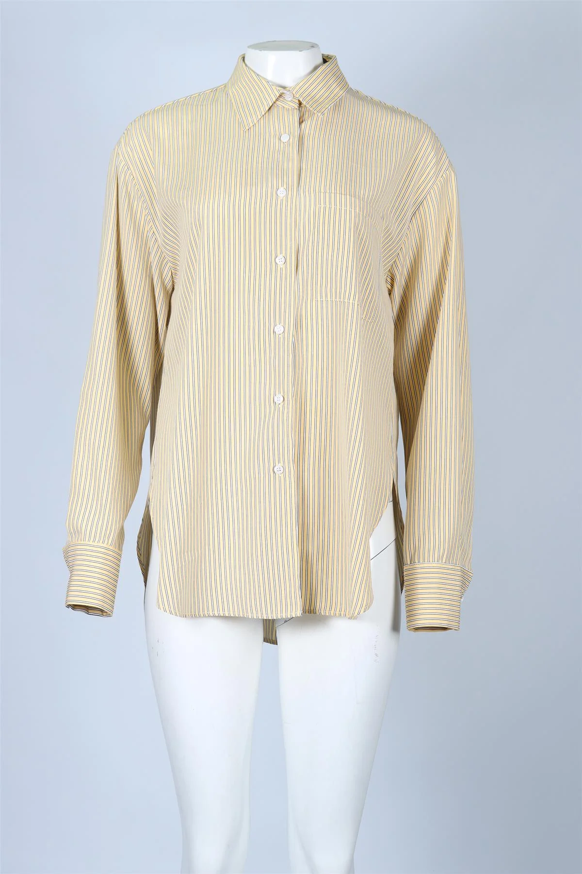 THE FRANKIE SHOP STRIPED COTTON SHIRT SMALL - Image 2