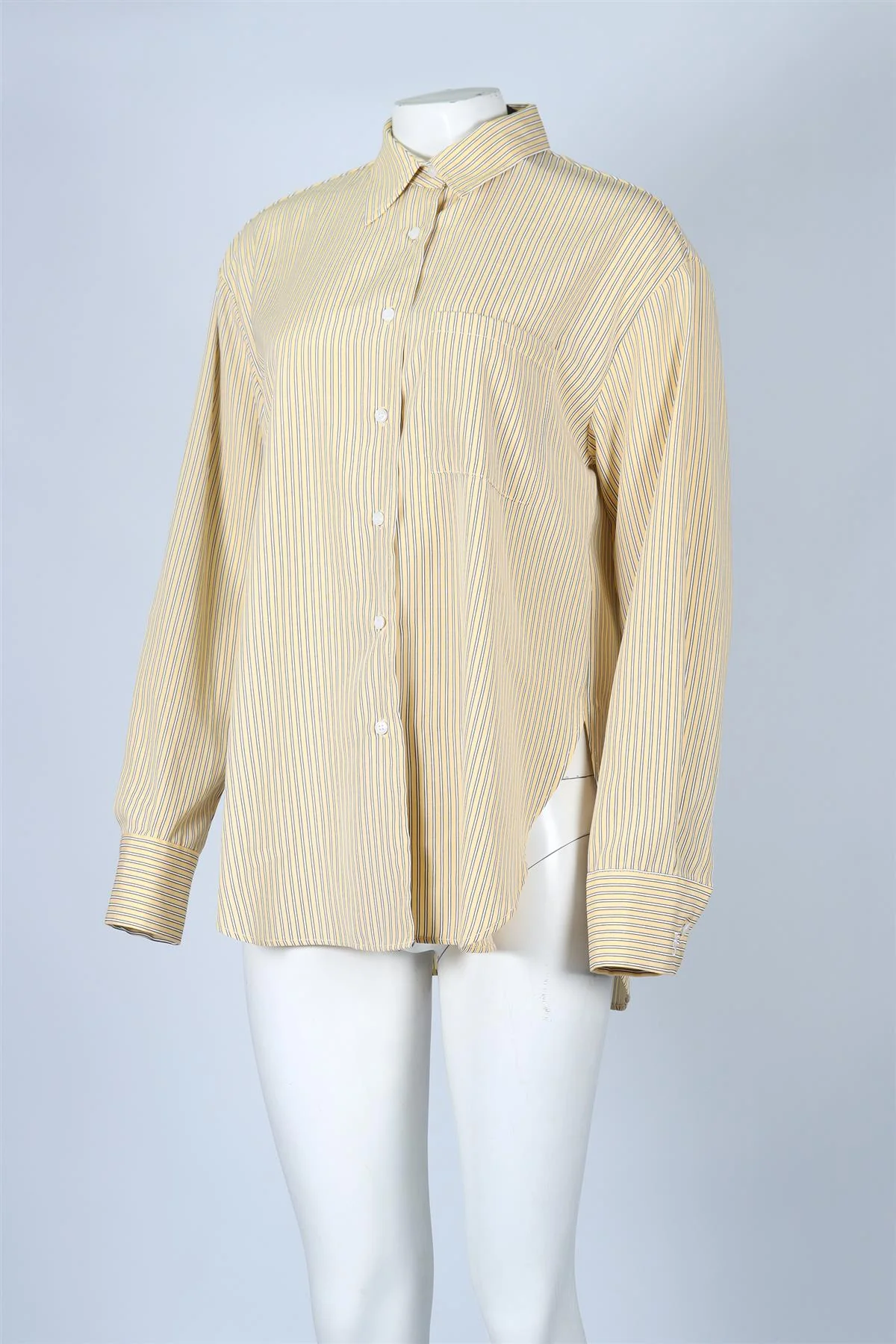 THE FRANKIE SHOP STRIPED COTTON SHIRT SMALL - Image 3