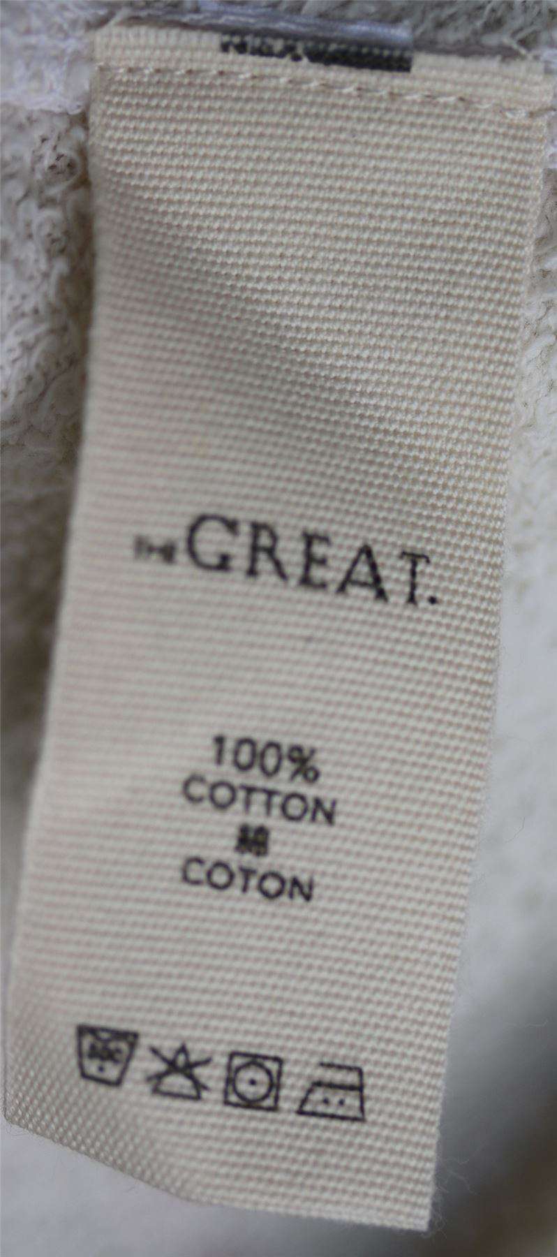 THE GREAT COLLEGE FLORAL COTTON SWEATER 0 UK 6 - Image 7