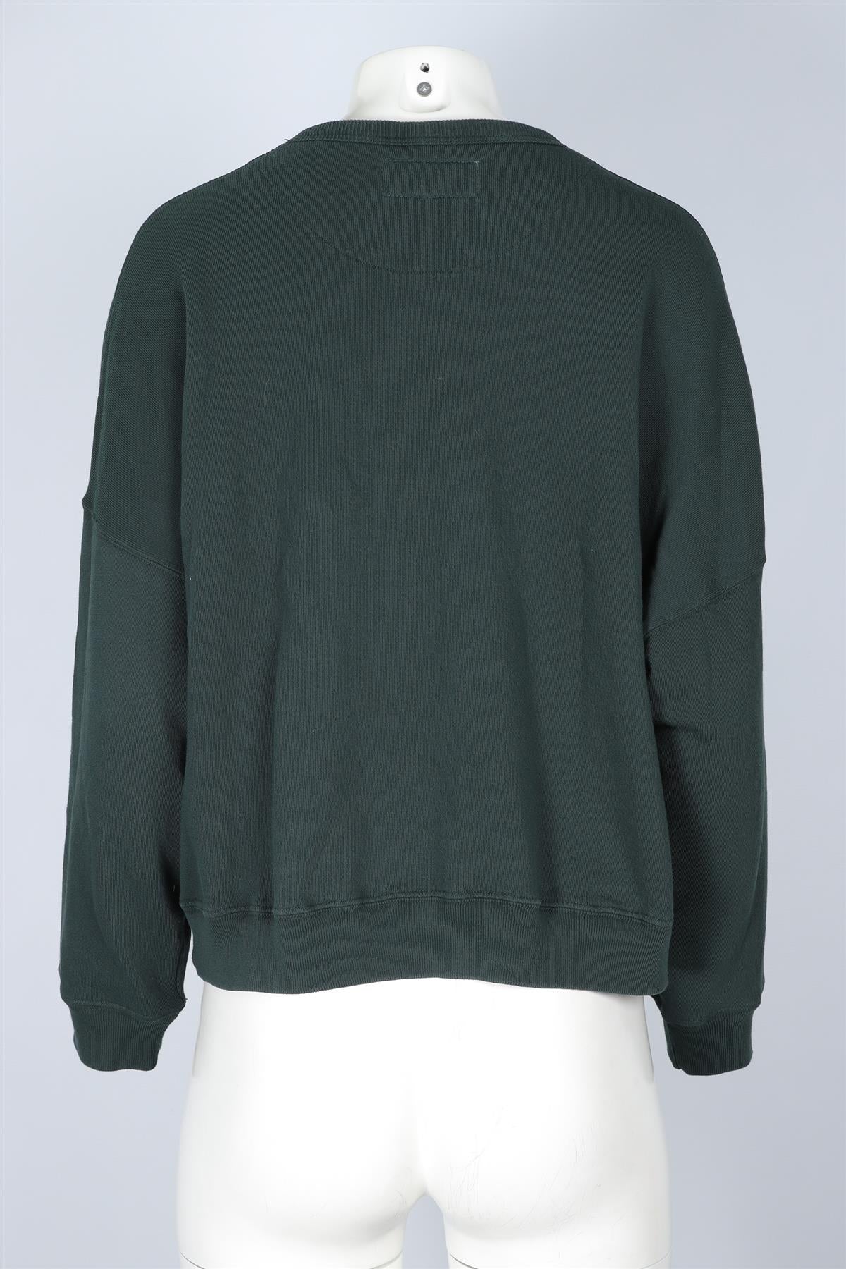 THE GREAT GREEN COTTON SWEATSHIRT UK 8 - Image 4