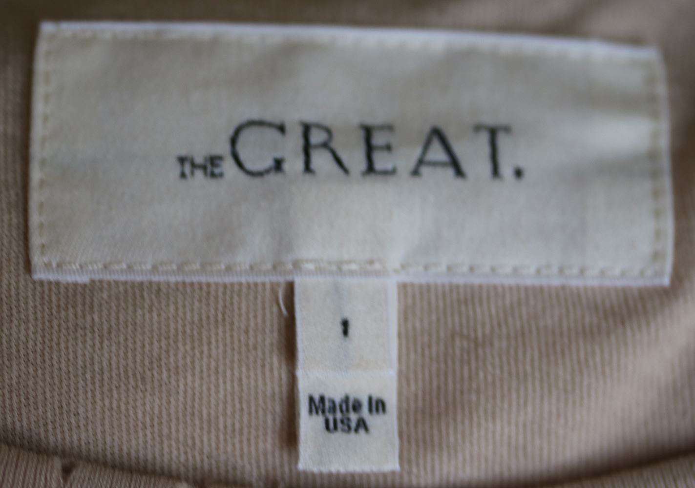 THE GREAT THE BOXY CREW COTTON T-SHIRT UK 8 - Image 4