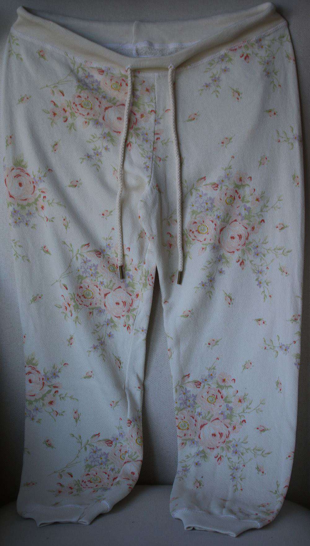 THE GREAT THE CROPPED FLORAL SWEATPANTS 0 UK 6 - Image 3