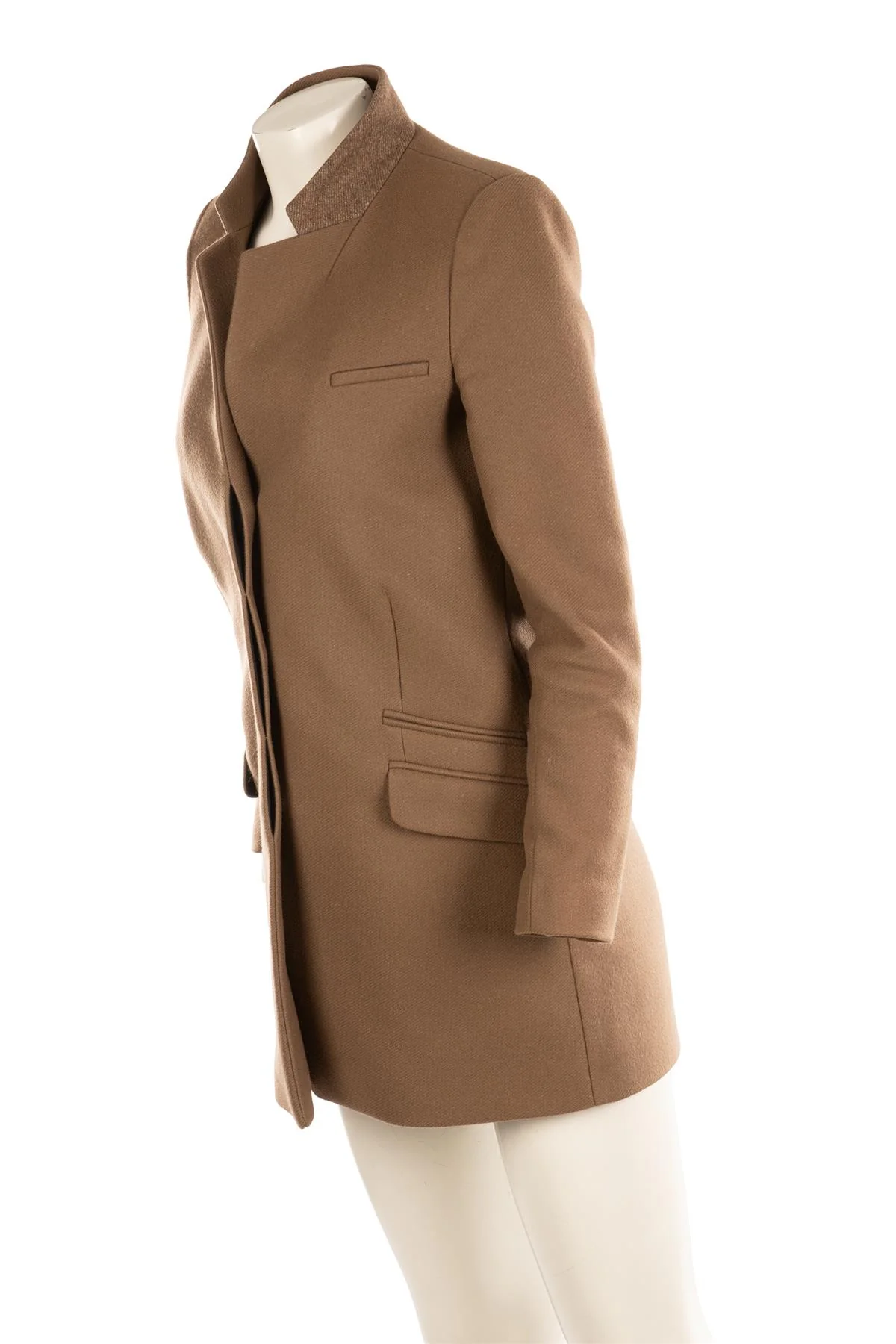 THE KOOPLES BROWN WOOL COAT FR 38 UK 10 - Image 3