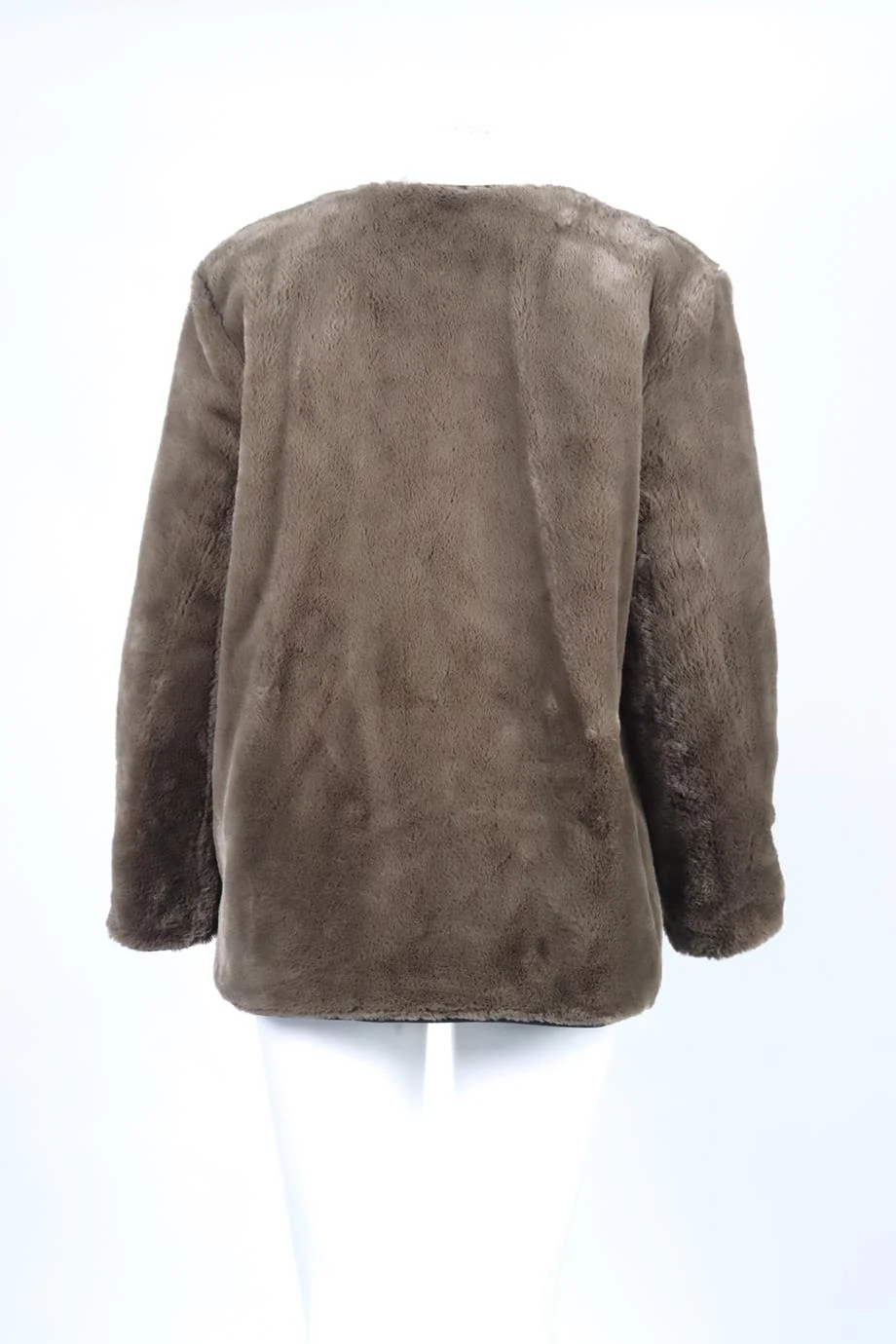 THE KOOPLES REVERSIBLE FAUX FUR AND SHELL JACKET UK 12 - Image 6