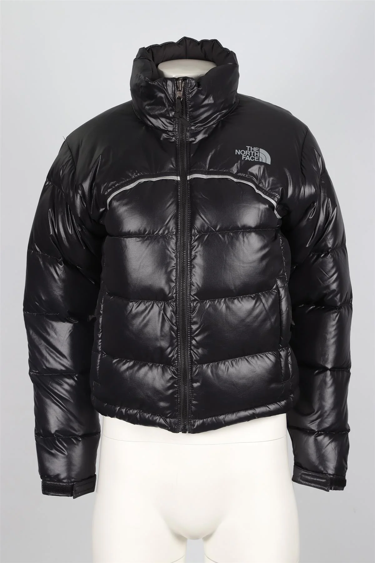 THE NORTH FACE BLACK PADDED DOWN JACKET SMALL - Image 2