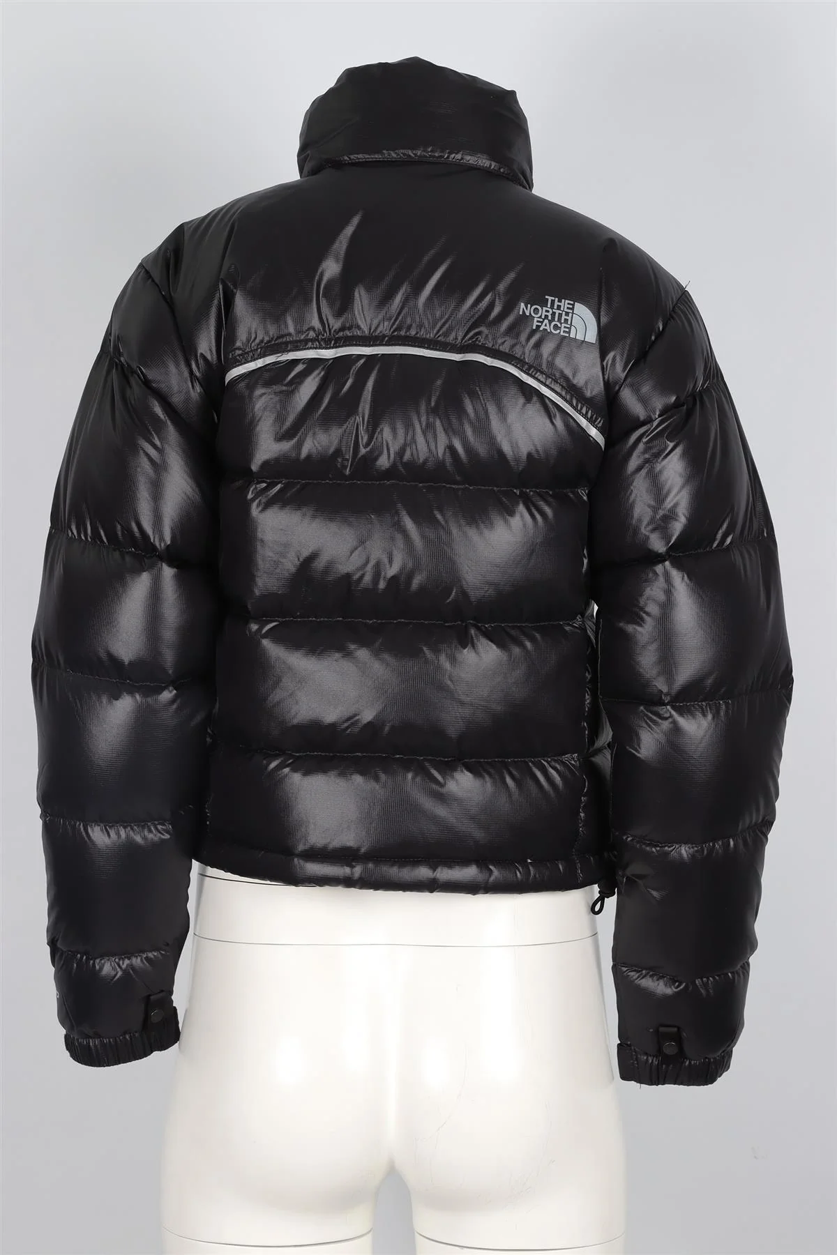 THE NORTH FACE BLACK PADDED DOWN JACKET SMALL - Image 4
