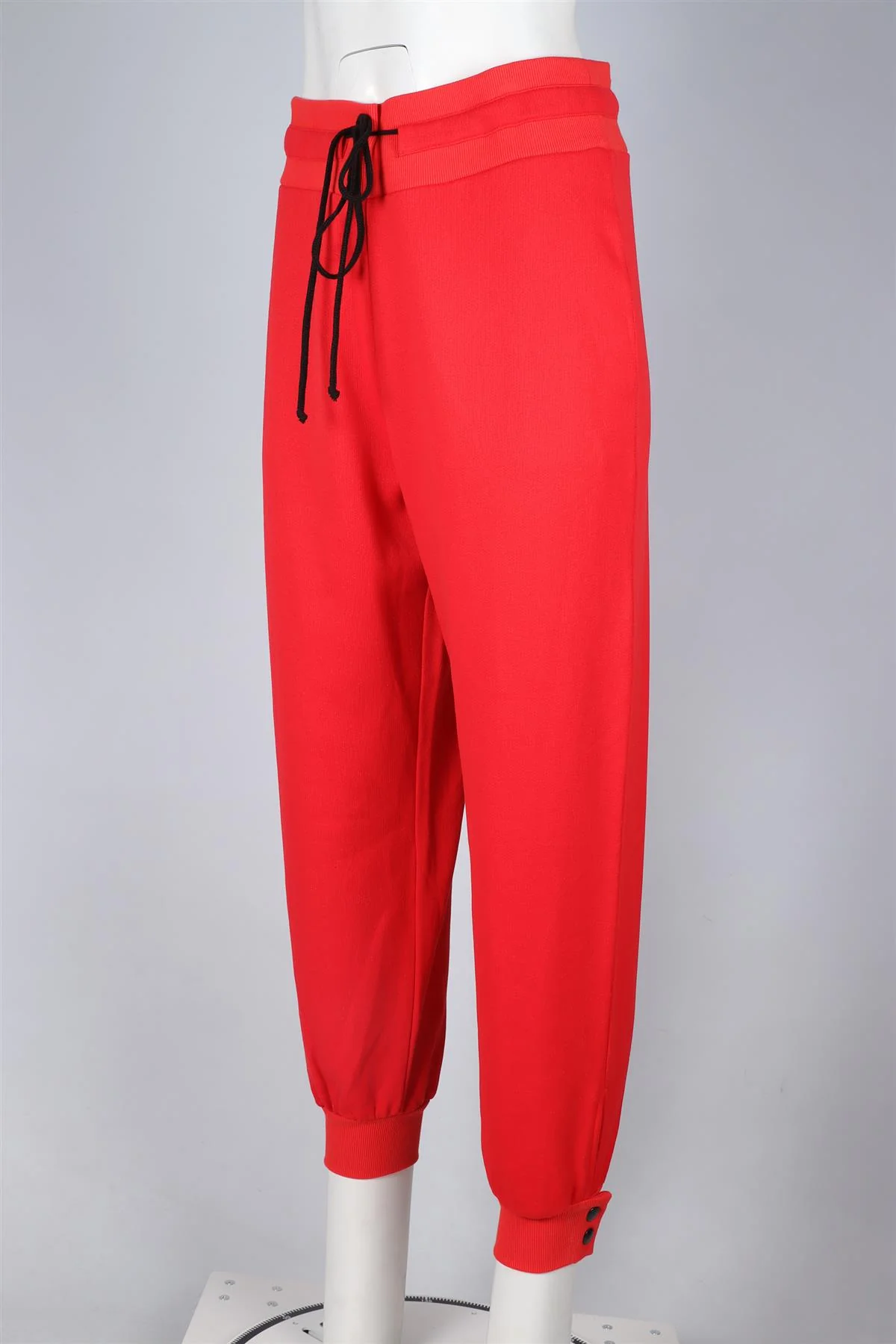 THE RANGE RED COTTON TRACK PANTS LARGE - Image 3