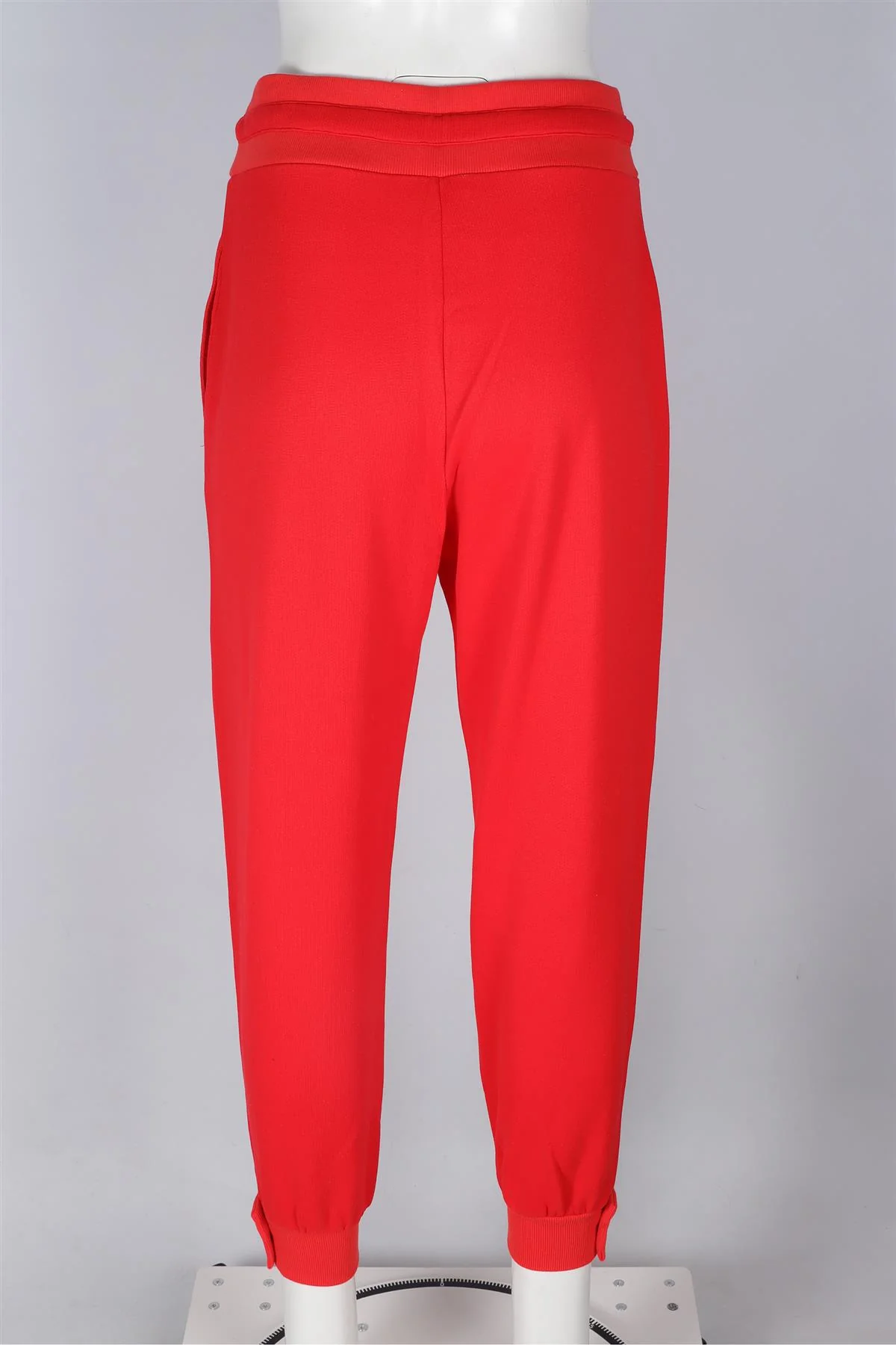 THE RANGE RED COTTON TRACK PANTS LARGE - Image 4
