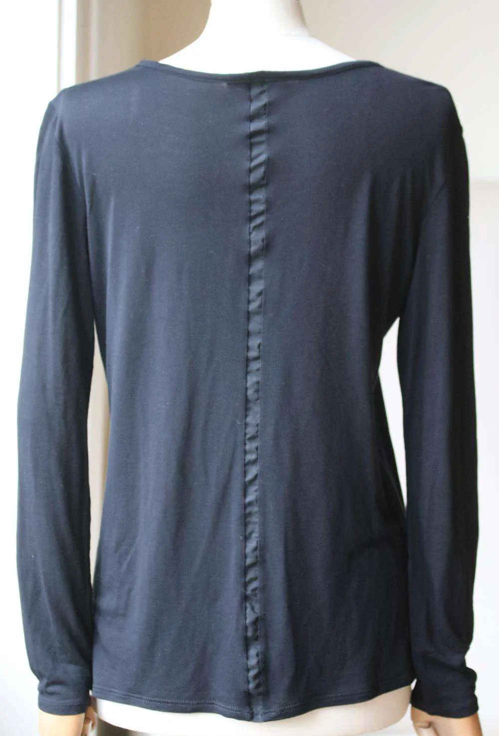 THE ROW BAXERTON STRETCH JERSEY TOP SMALL - Image 4