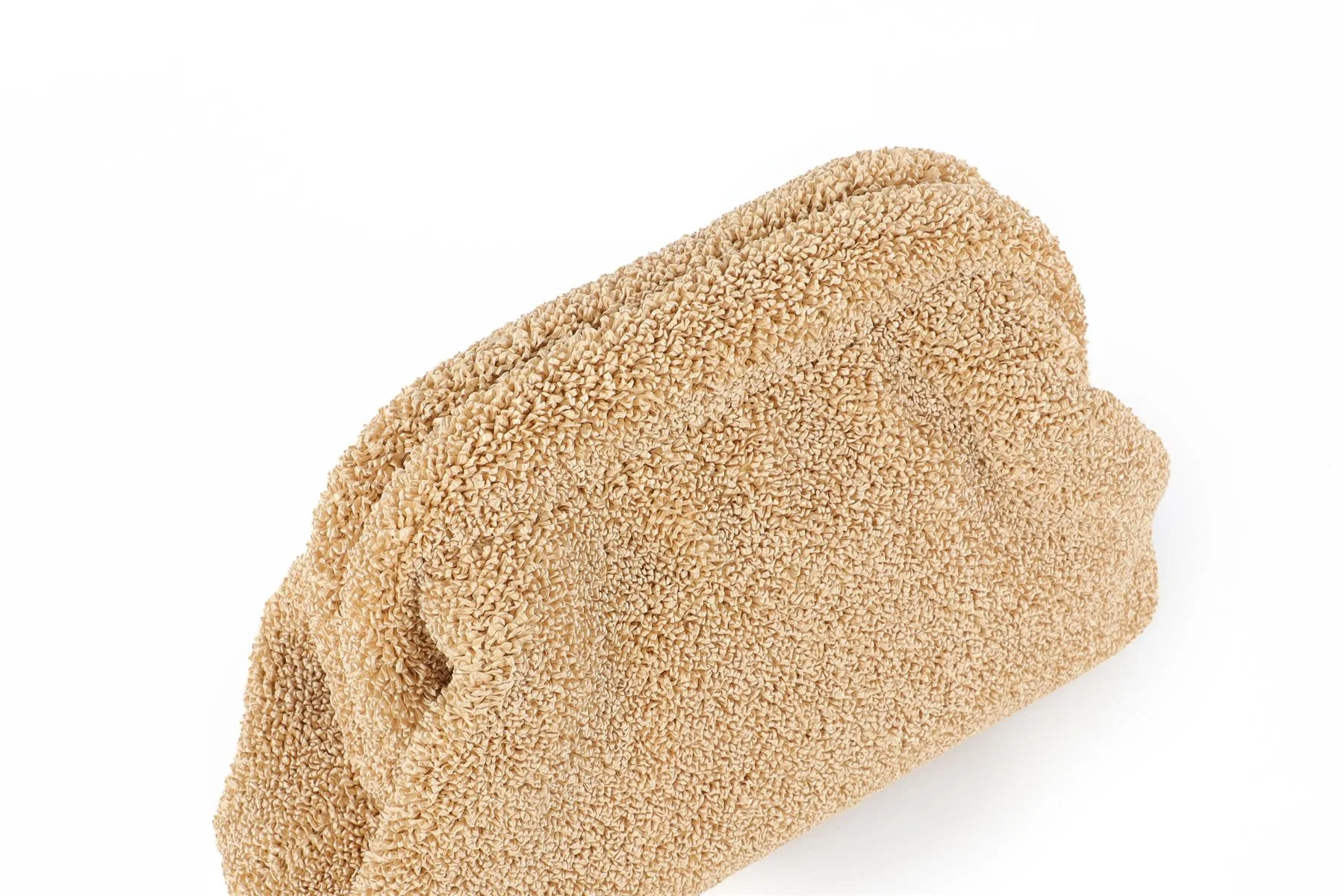 THE ROW BEIGE MIRA RAFFIA CLUTCH - Image 8