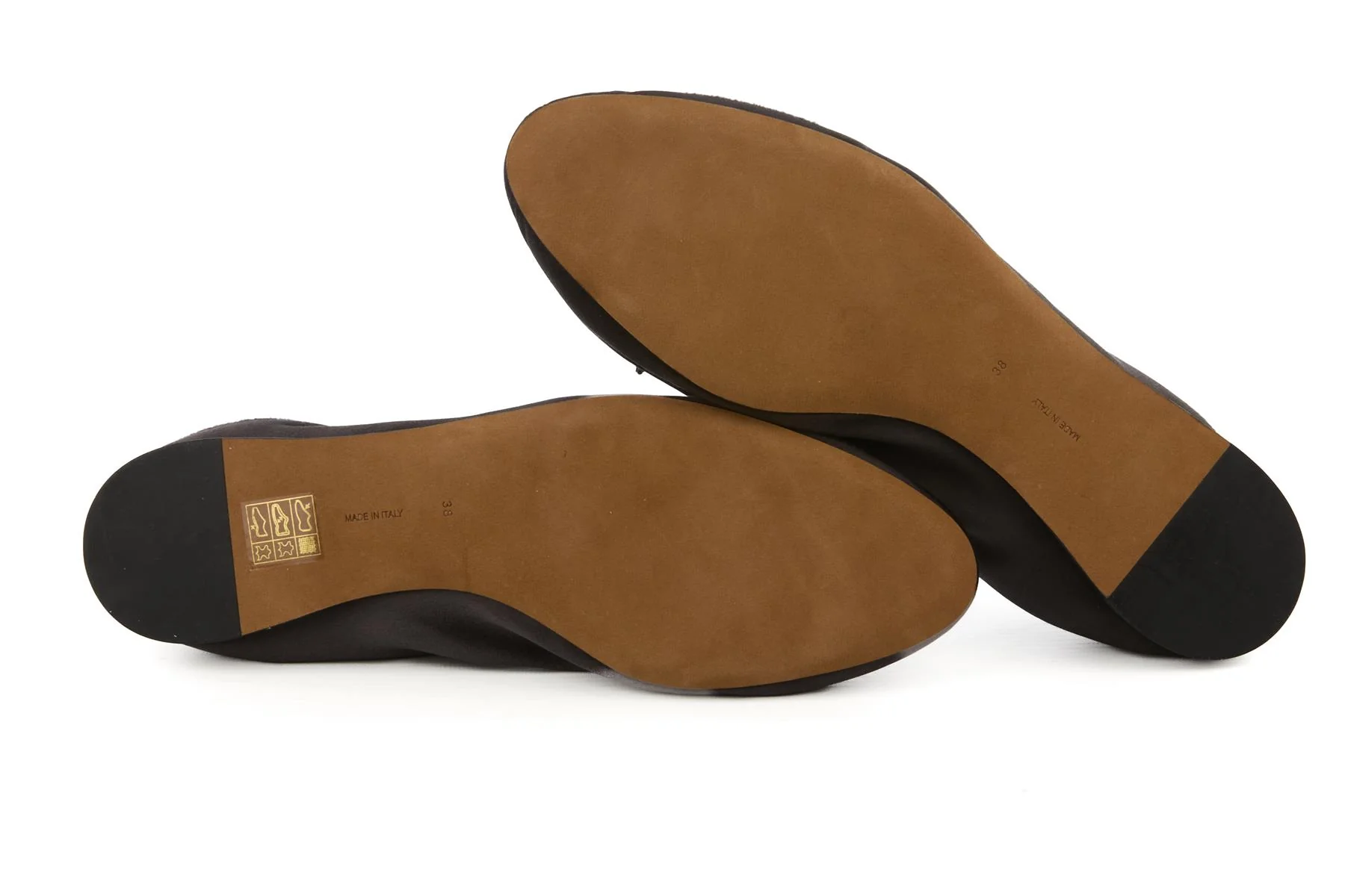 THE ROW BLACK AWAR SATIN BALLET FLATS EU 38 UK 5 US 8 - Image 6