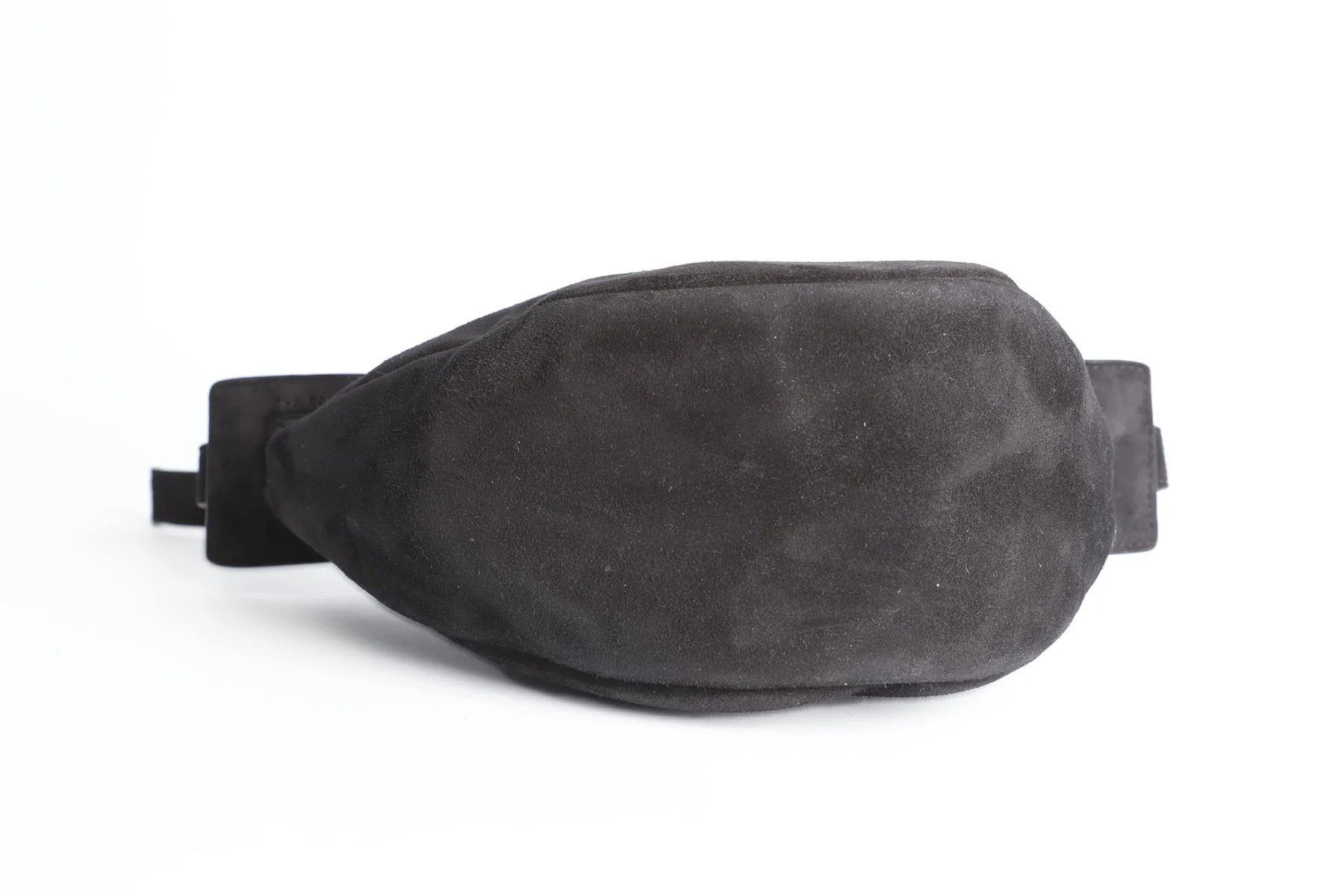 THE ROW BLACK SLOUCHY BANANA SMALL SUEDE SHOULDER BAG - Image 8