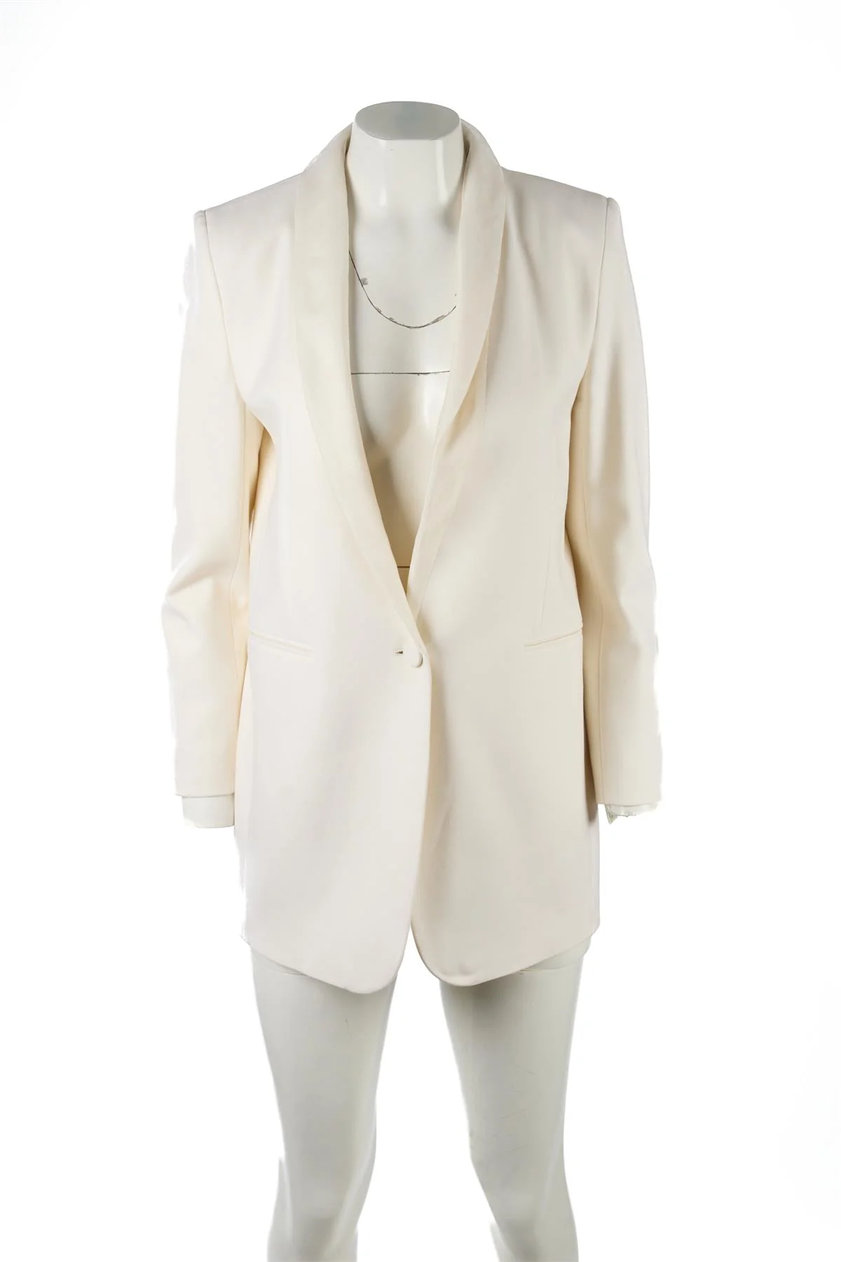 THE ROW CREAM WOOL BLAZER US 4 UK 8 - Image 2