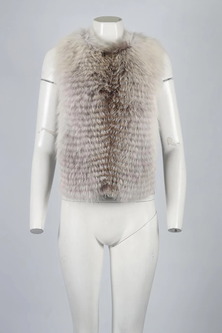THE ROW FOX FUR AND WOOL GILET US 2 UK 6 - Image 2