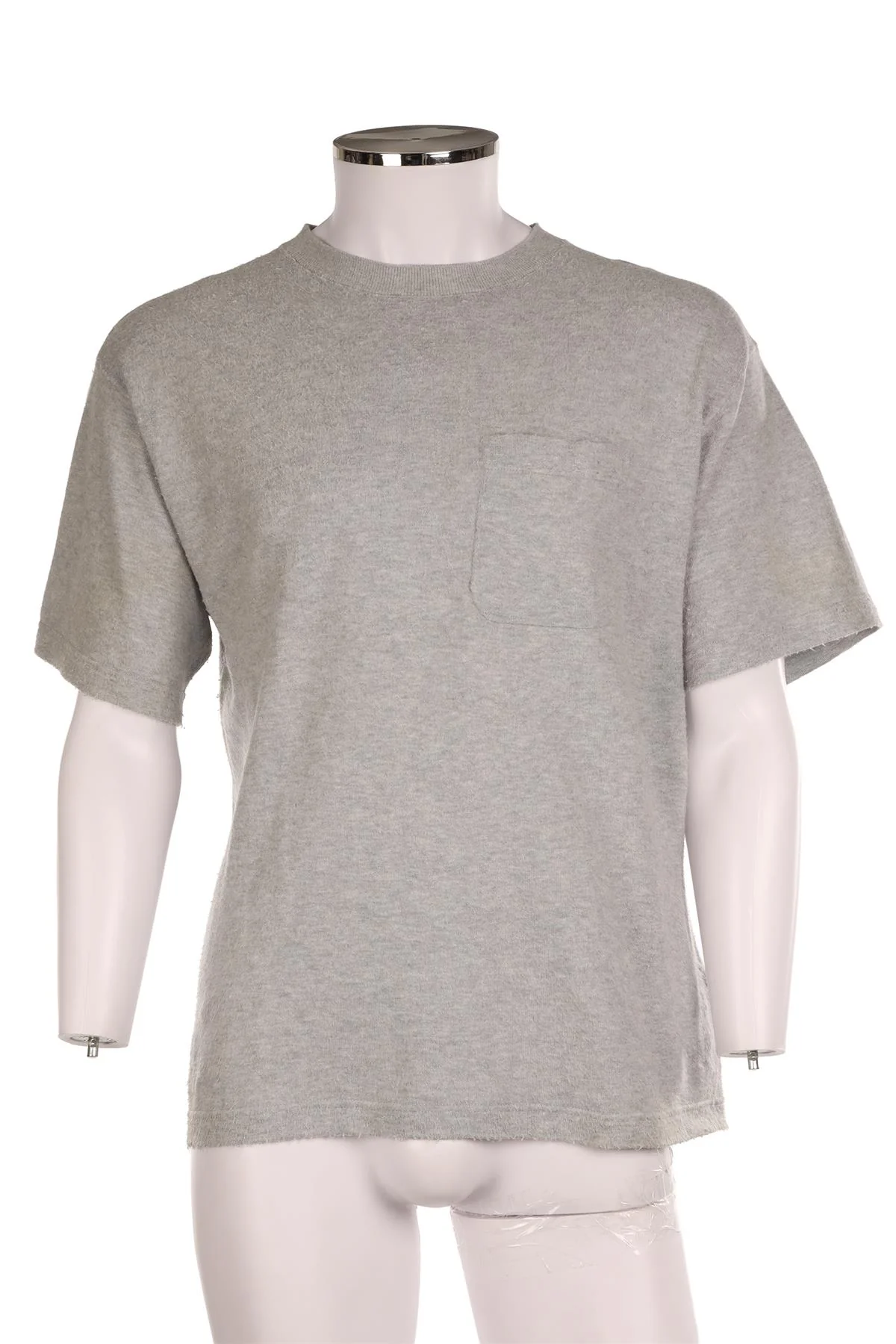 THE ROW GREY MEN'S COTTON T-SHIRT XSMALL - Image 2