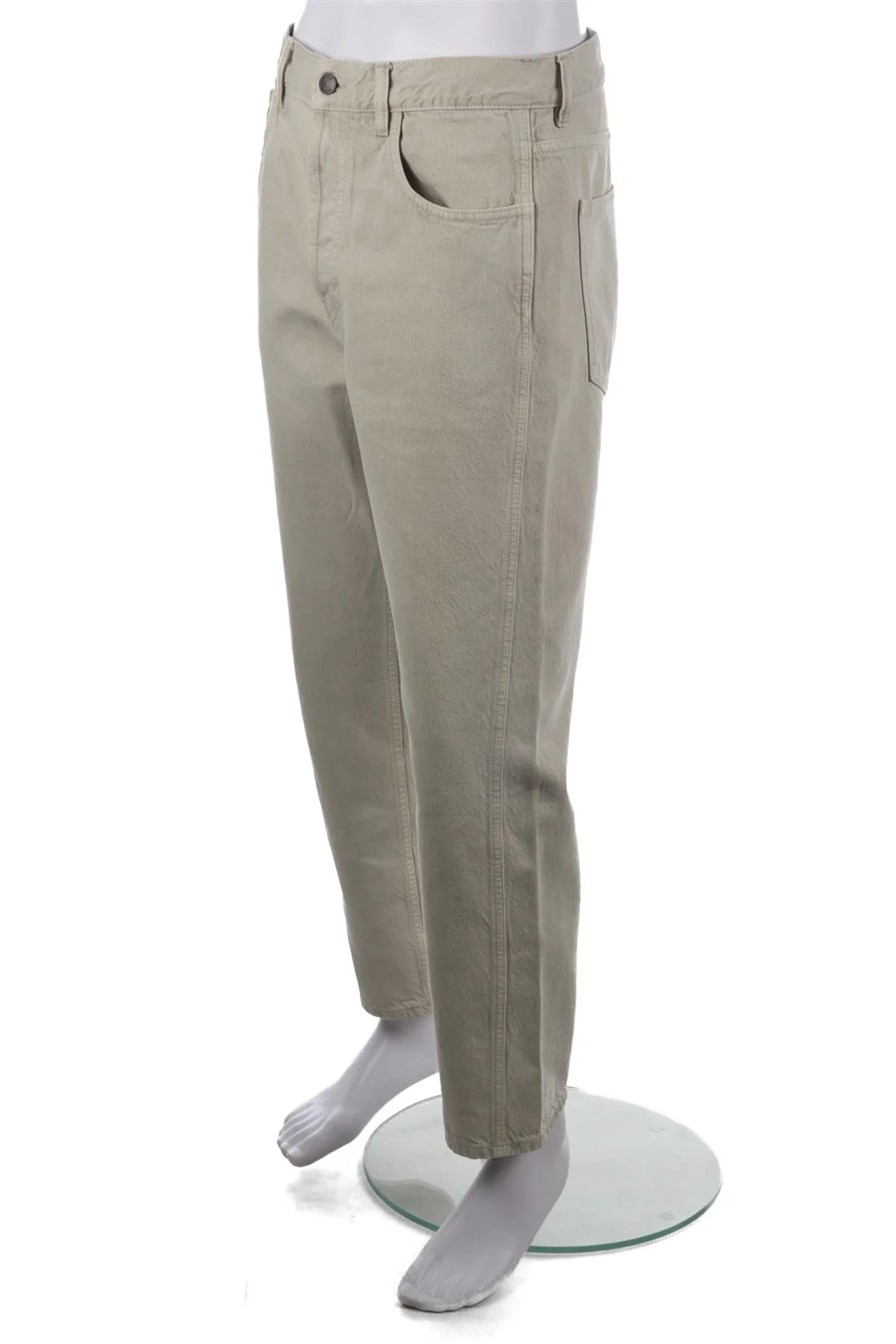 THE ROW GREY MENS STRAIGHT LEG JEANS W32 - Image 3