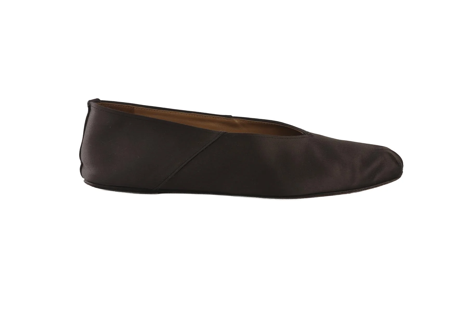 THE ROW GREY SATIN BALLET FLATS EU 38 UK 5 US 8 - Image 2