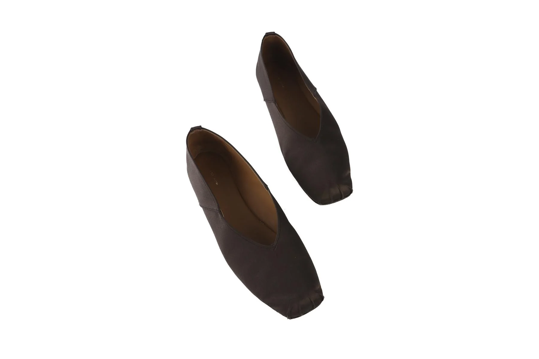 THE ROW GREY SATIN BALLET FLATS EU 38 UK 5 US 8 - Image 4