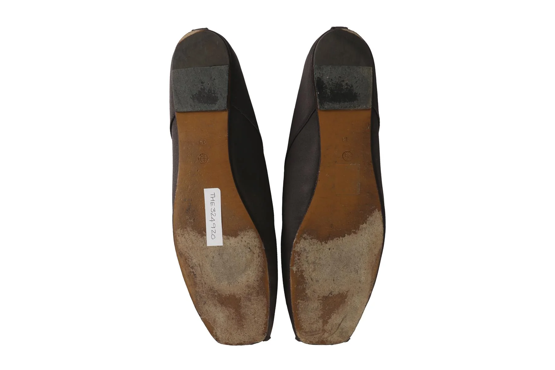 THE ROW GREY SATIN BALLET FLATS EU 38 UK 5 US 8 - Image 6