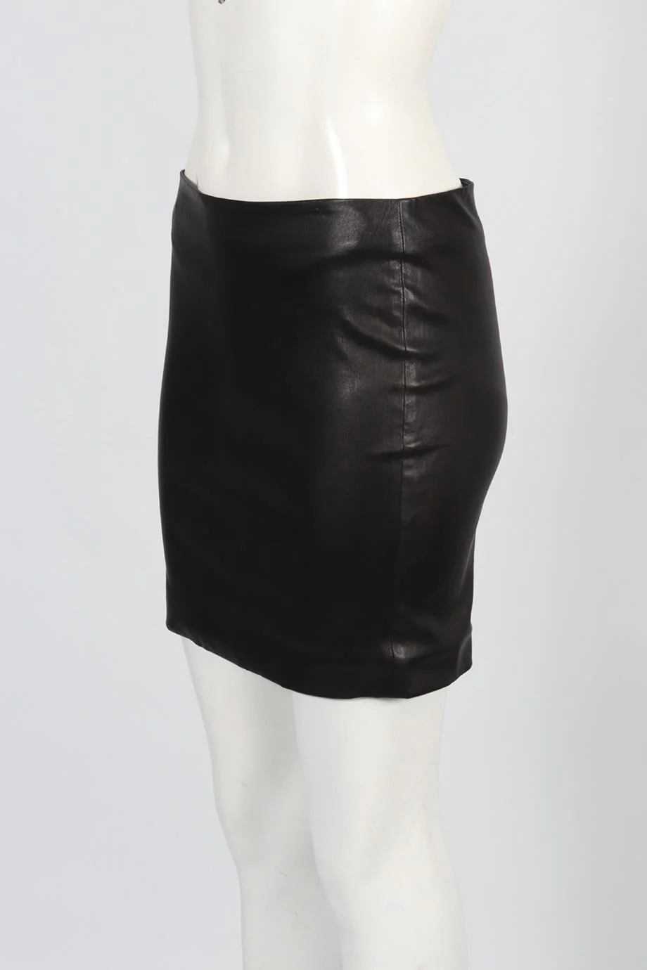 THE ROW LEATHER MINI SKIRT US 4 UK 8 - Image 3