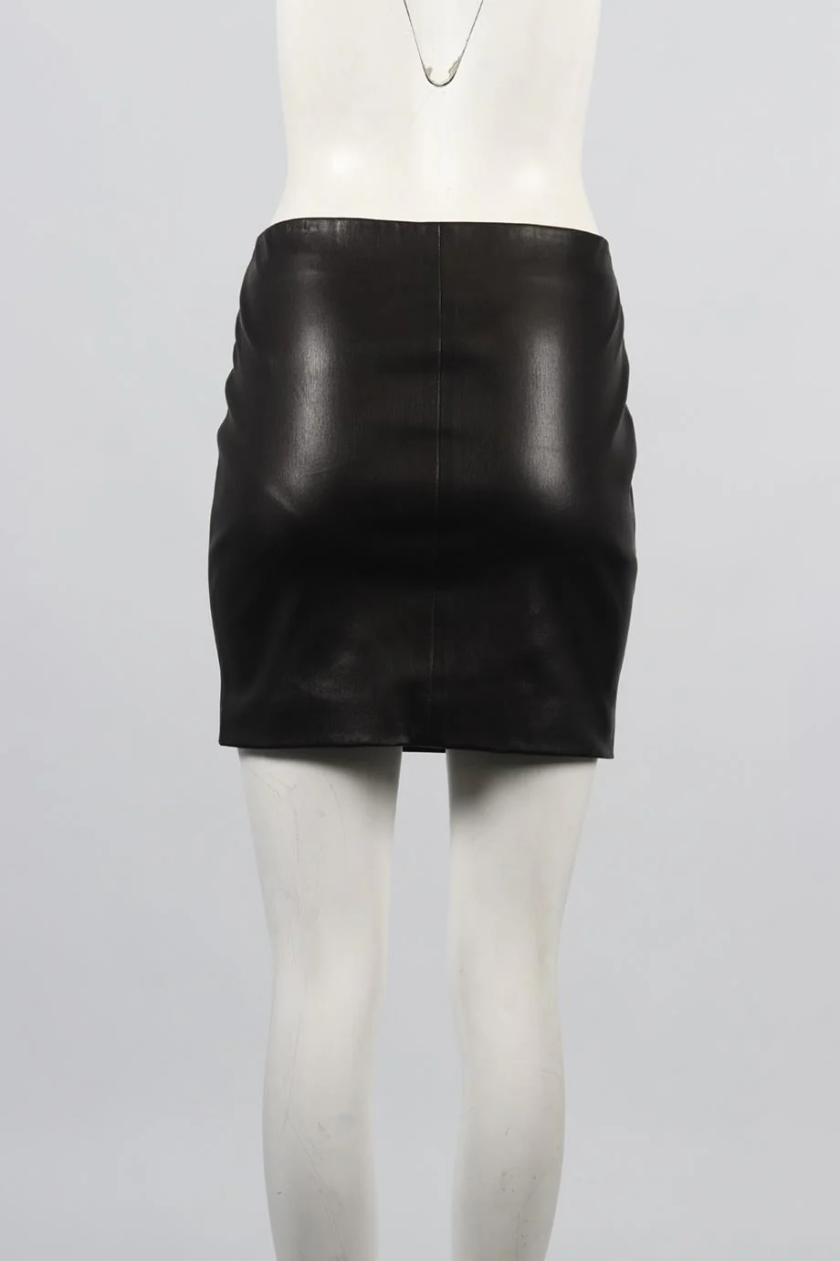 THE ROW LEATHER MINI SKIRT US 8 UK 12 - Image 4